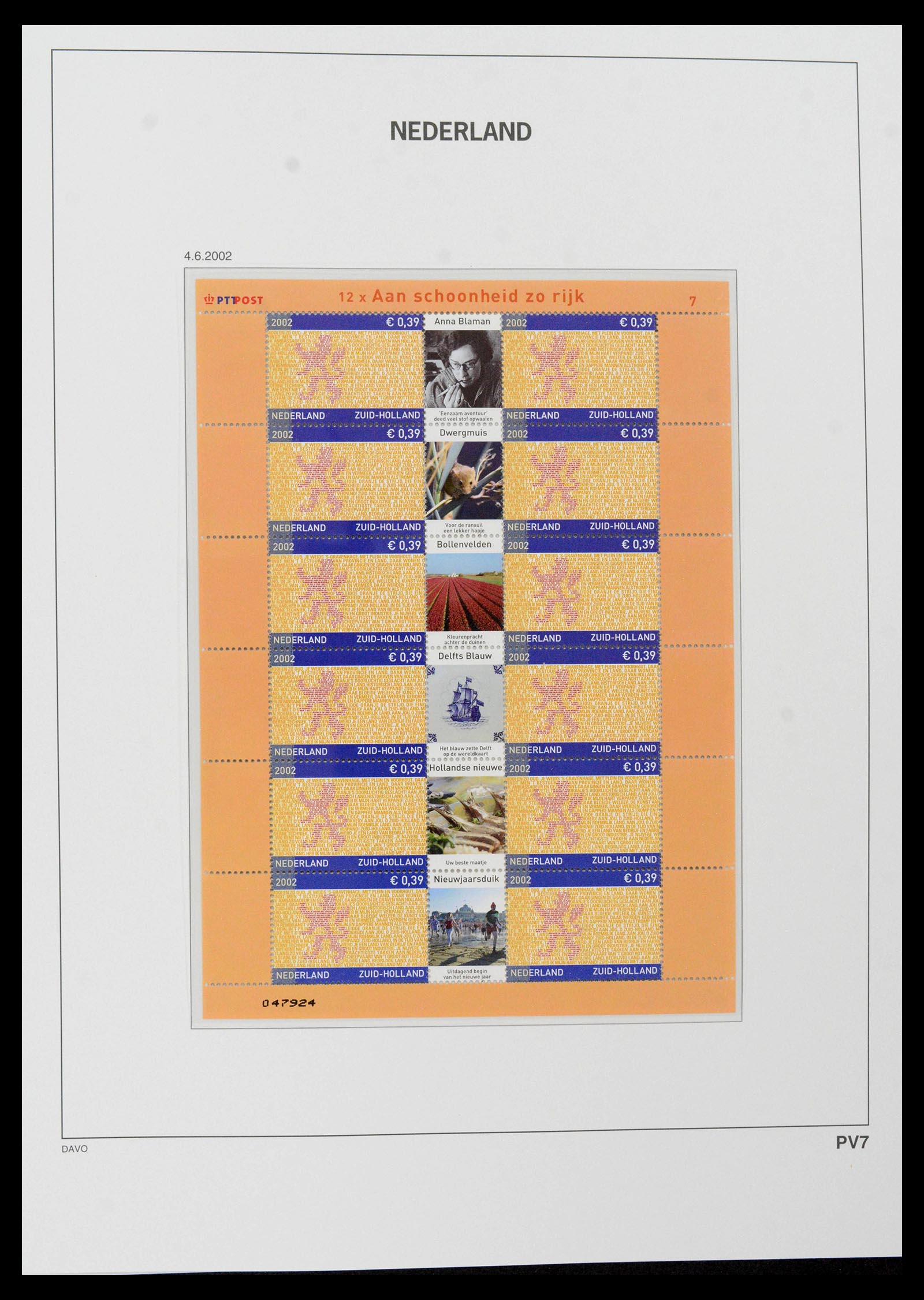 39468 0276 - Postzegelverzameling 39468 Nederland velletjes 1993-2023!!
