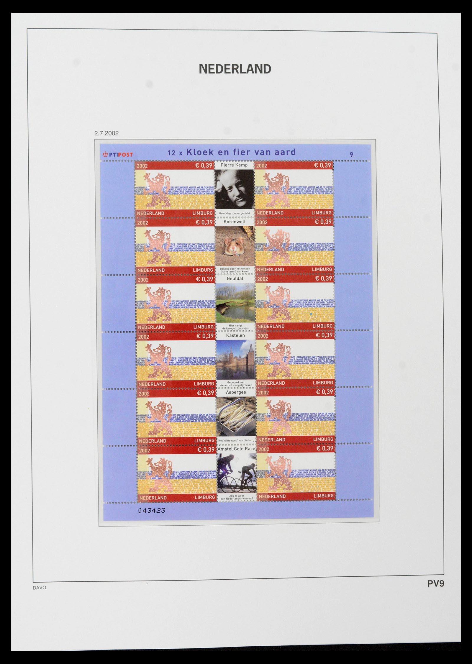 39468 0278 - Postzegelverzameling 39468 Nederland velletjes 1993-2023!!