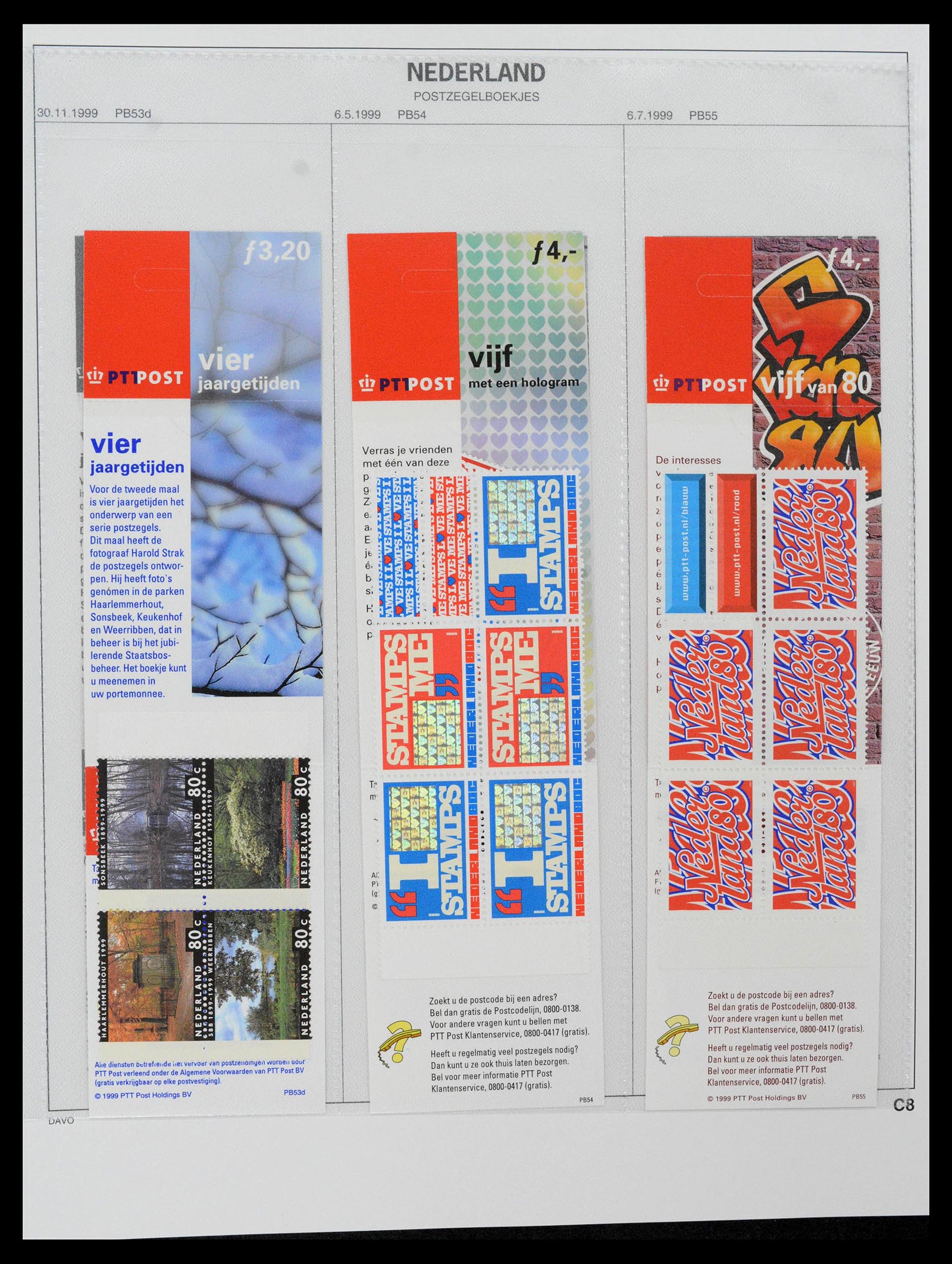 39468 0310 - Postzegelverzameling 39468 Nederland velletjes 1993-2023!!