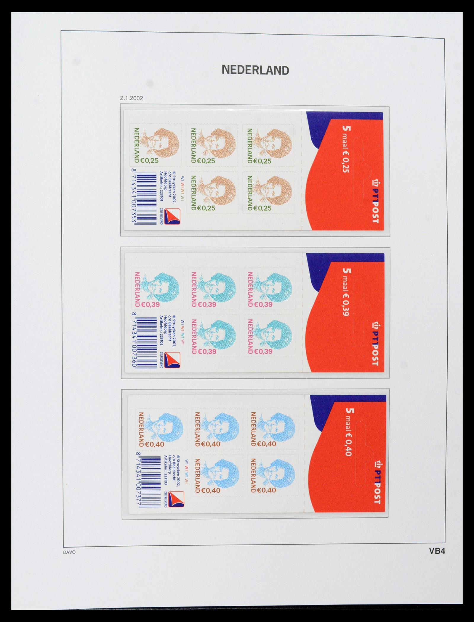 39468 0322 - Postzegelverzameling 39468 Nederland velletjes 1993-2023!!