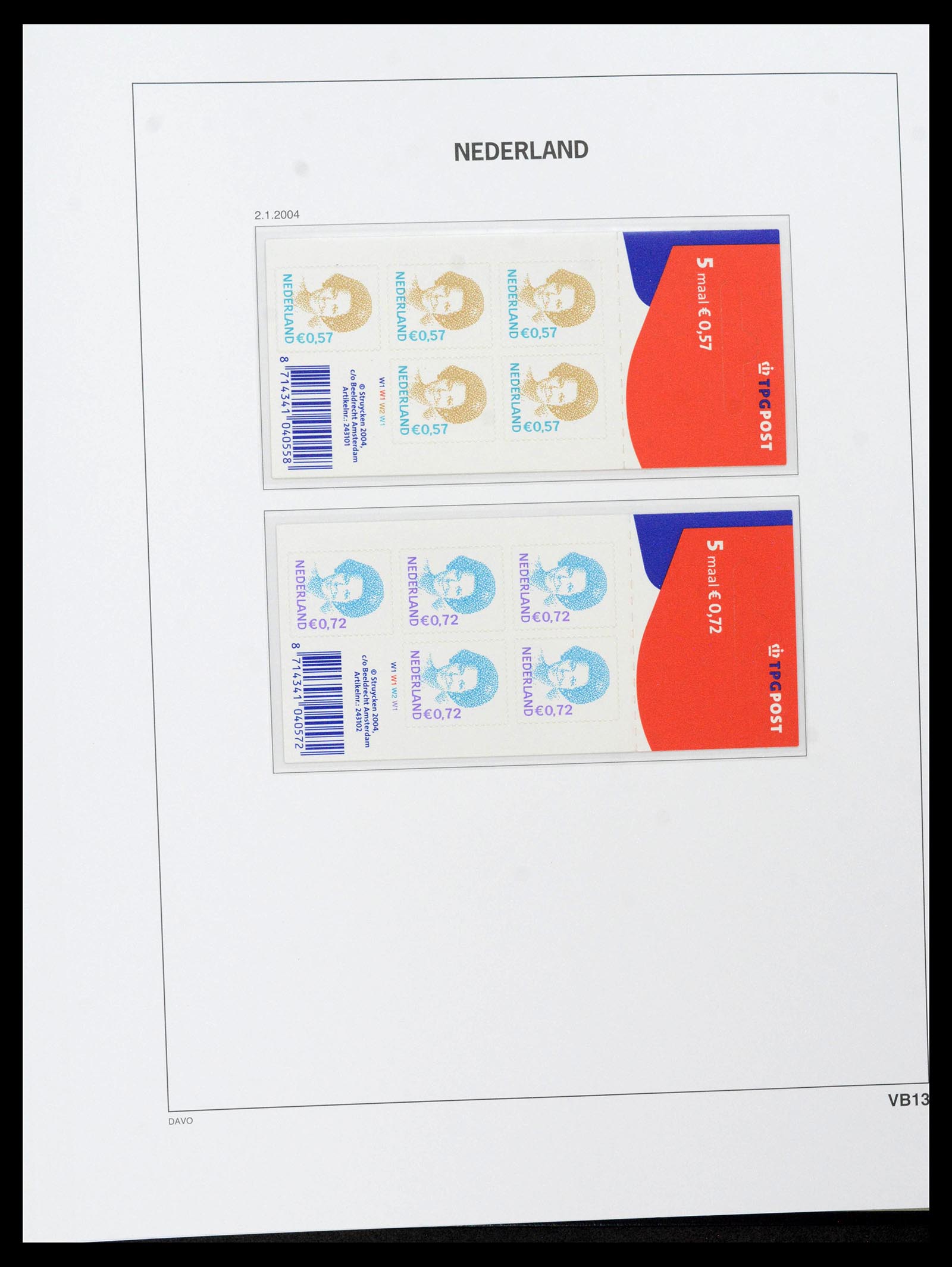 39468 0331 - Postzegelverzameling 39468 Nederland velletjes 1993-2023!!
