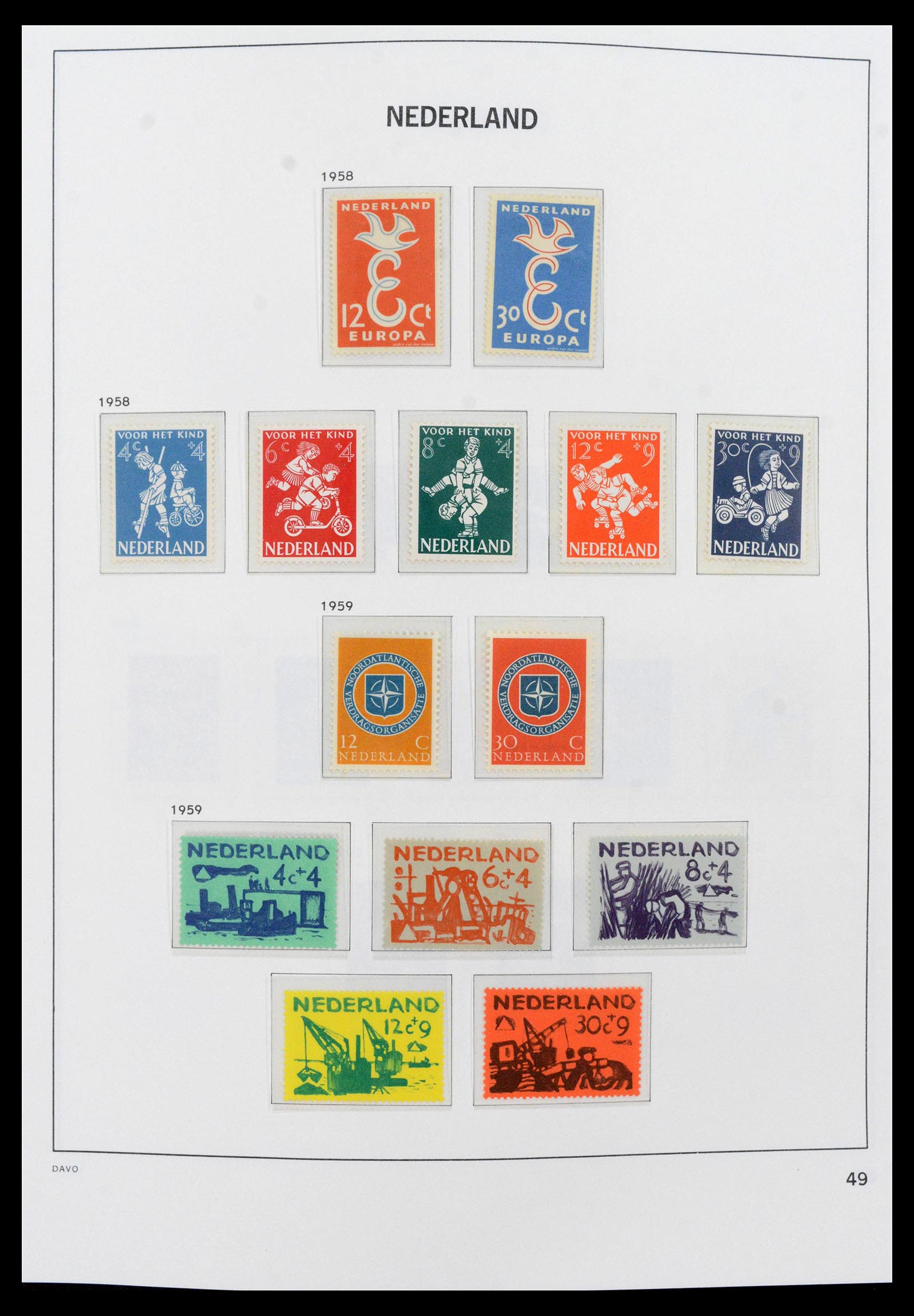 39469 0003 - Postzegelverzameling 39469 Nederland overcompleet 1957-december 2023!