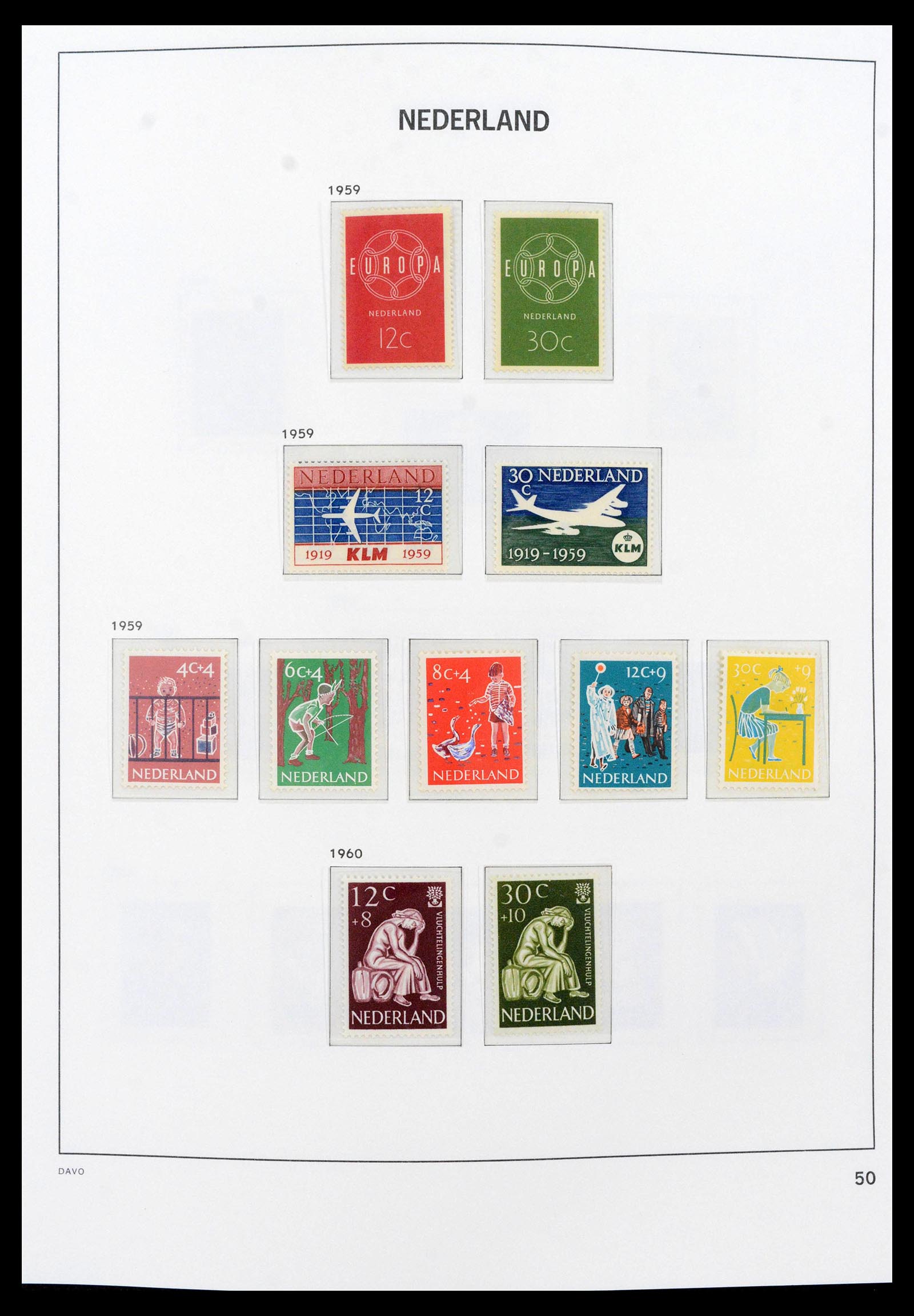 39469 0004 - Postzegelverzameling 39469 Nederland overcompleet 1957-december 2023!