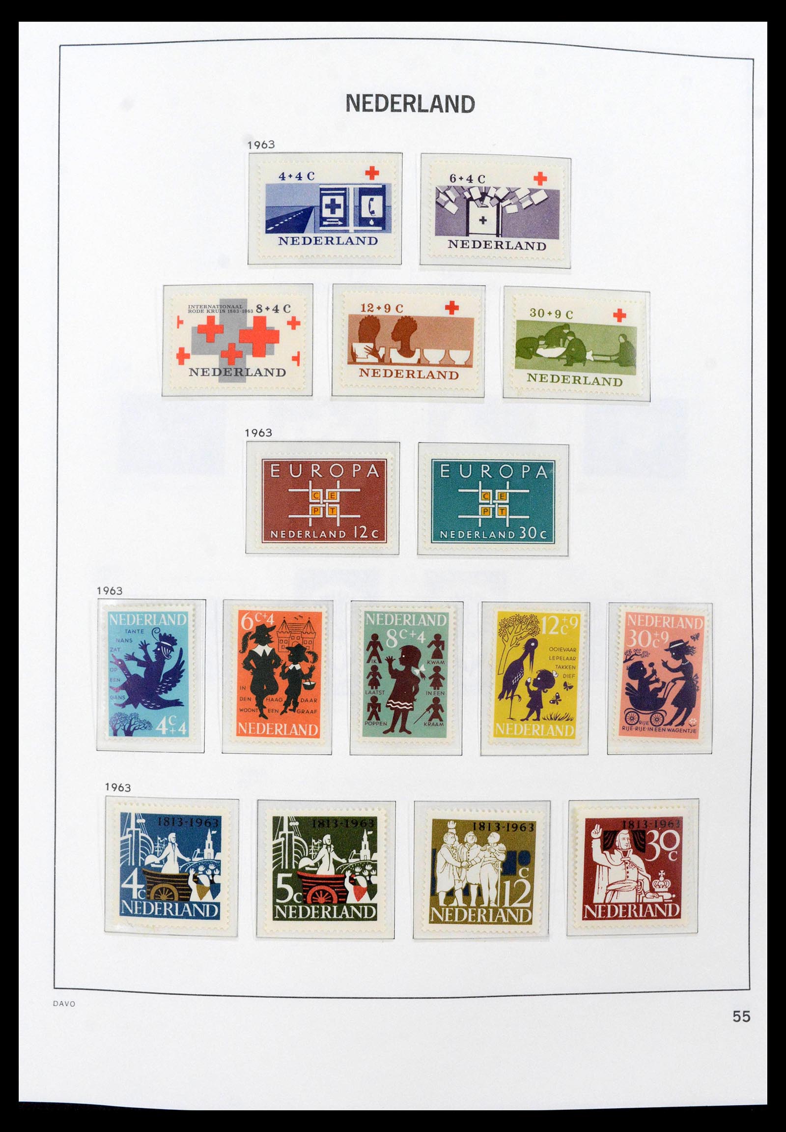 39469 0009 - Postzegelverzameling 39469 Nederland overcompleet 1957-december 2023!