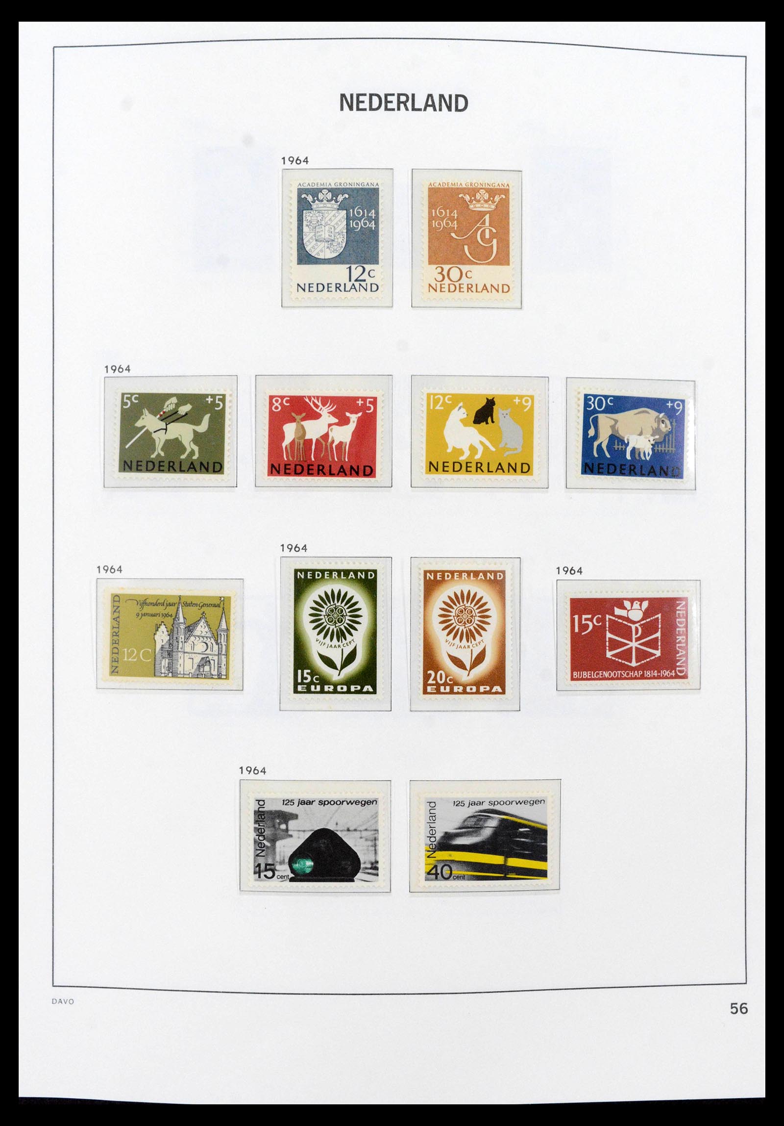 39469 0010 - Postzegelverzameling 39469 Nederland overcompleet 1957-december 2023!