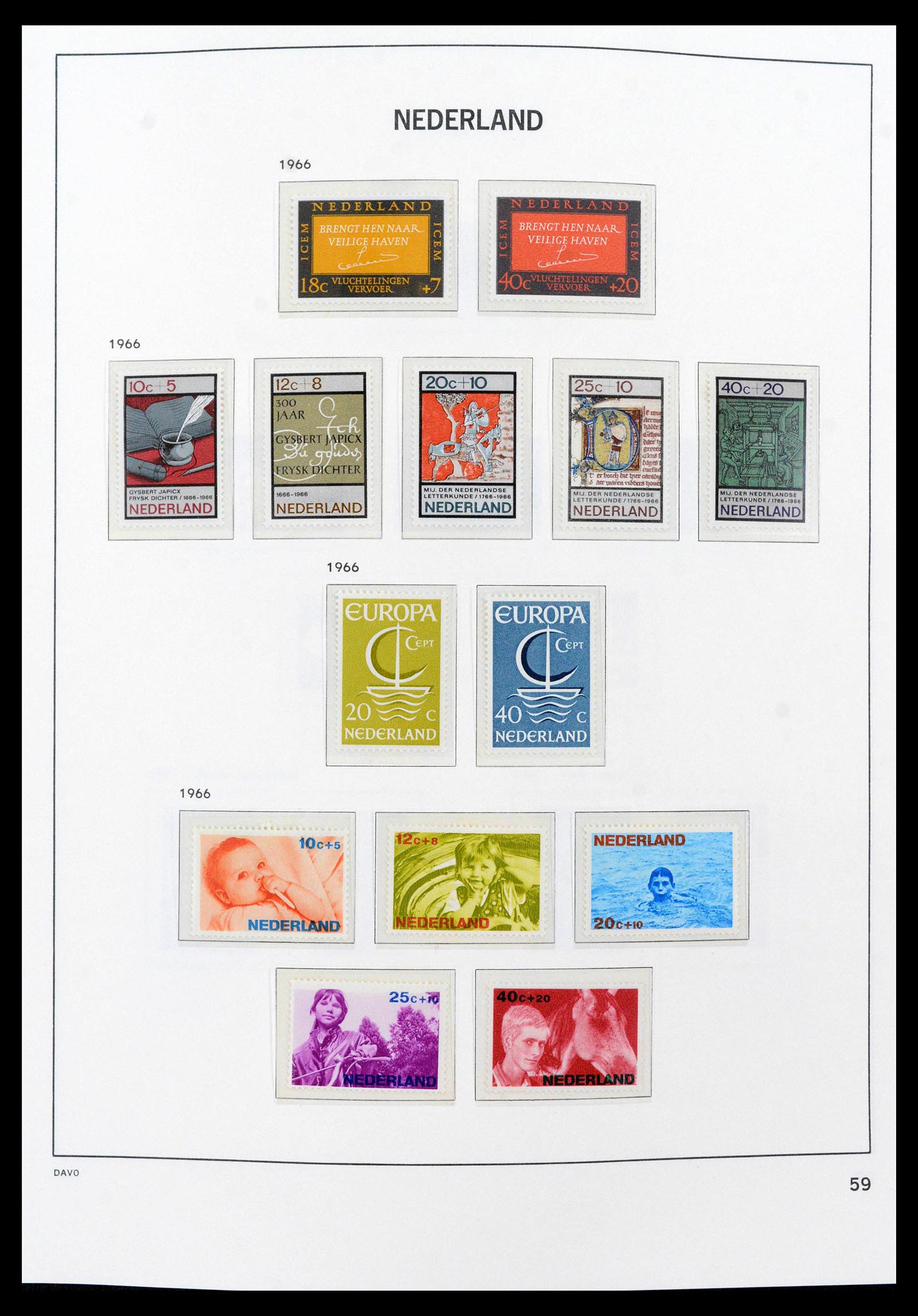 39469 0013 - Postzegelverzameling 39469 Nederland overcompleet 1957-december 2023!