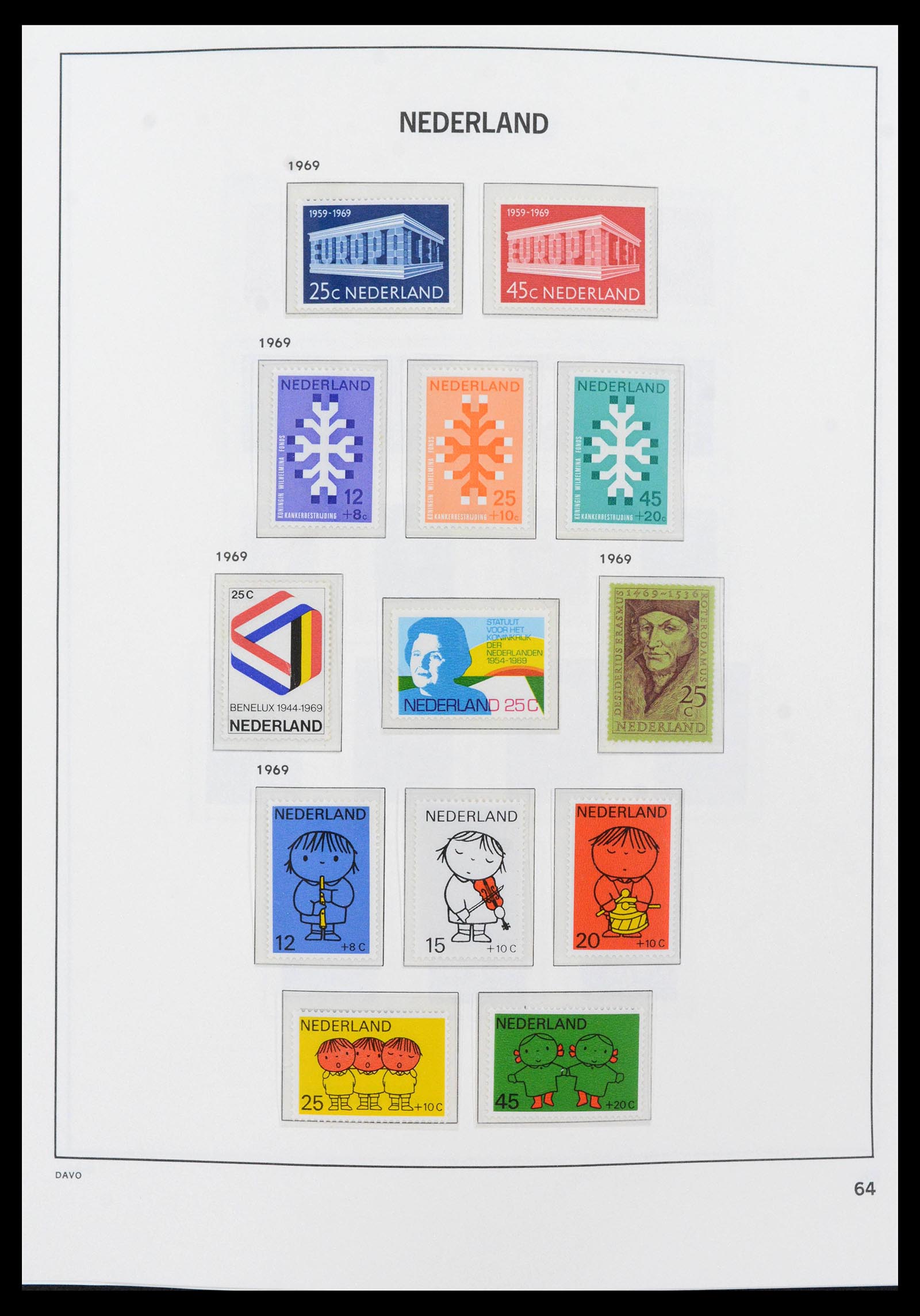 39469 0018 - Postzegelverzameling 39469 Nederland overcompleet 1957-december 2023!