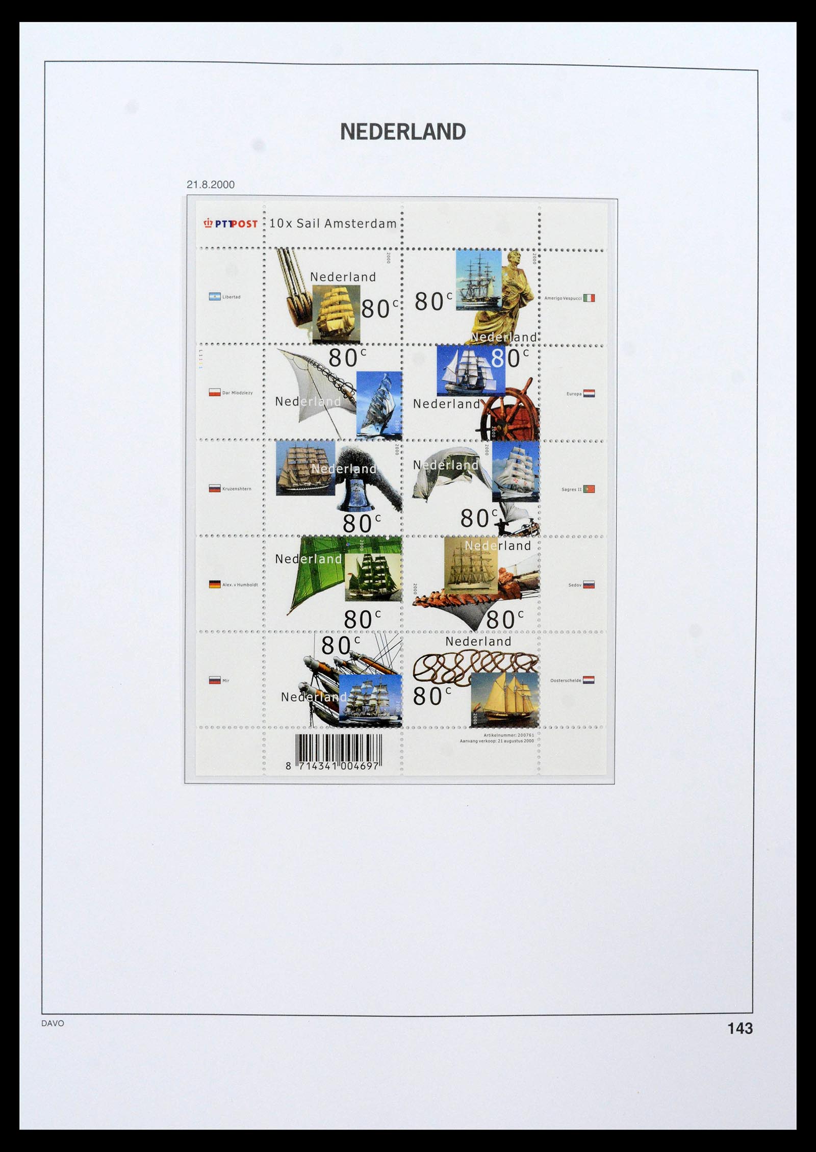 39469 0110 - Postzegelverzameling 39469 Nederland overcompleet 1957-december 2023!
