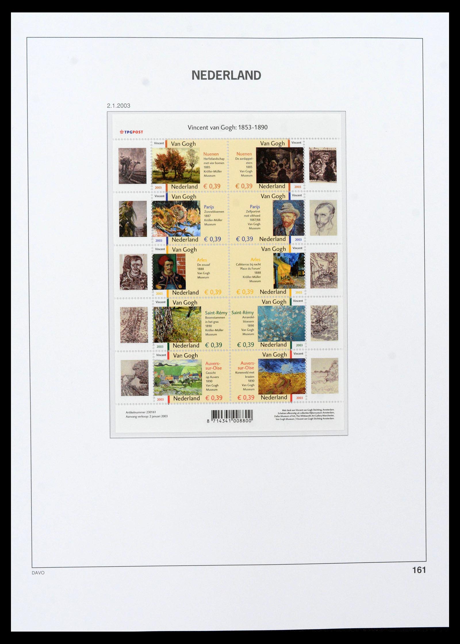 39469 0128 - Postzegelverzameling 39469 Nederland overcompleet 1957-december 2023!
