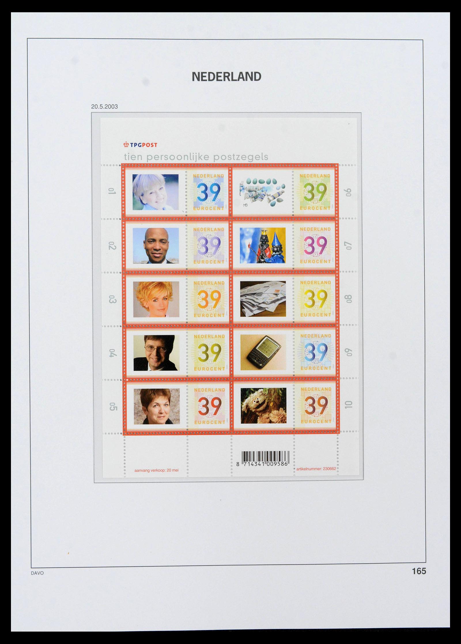 39469 0132 - Postzegelverzameling 39469 Nederland overcompleet 1957-december 2023!