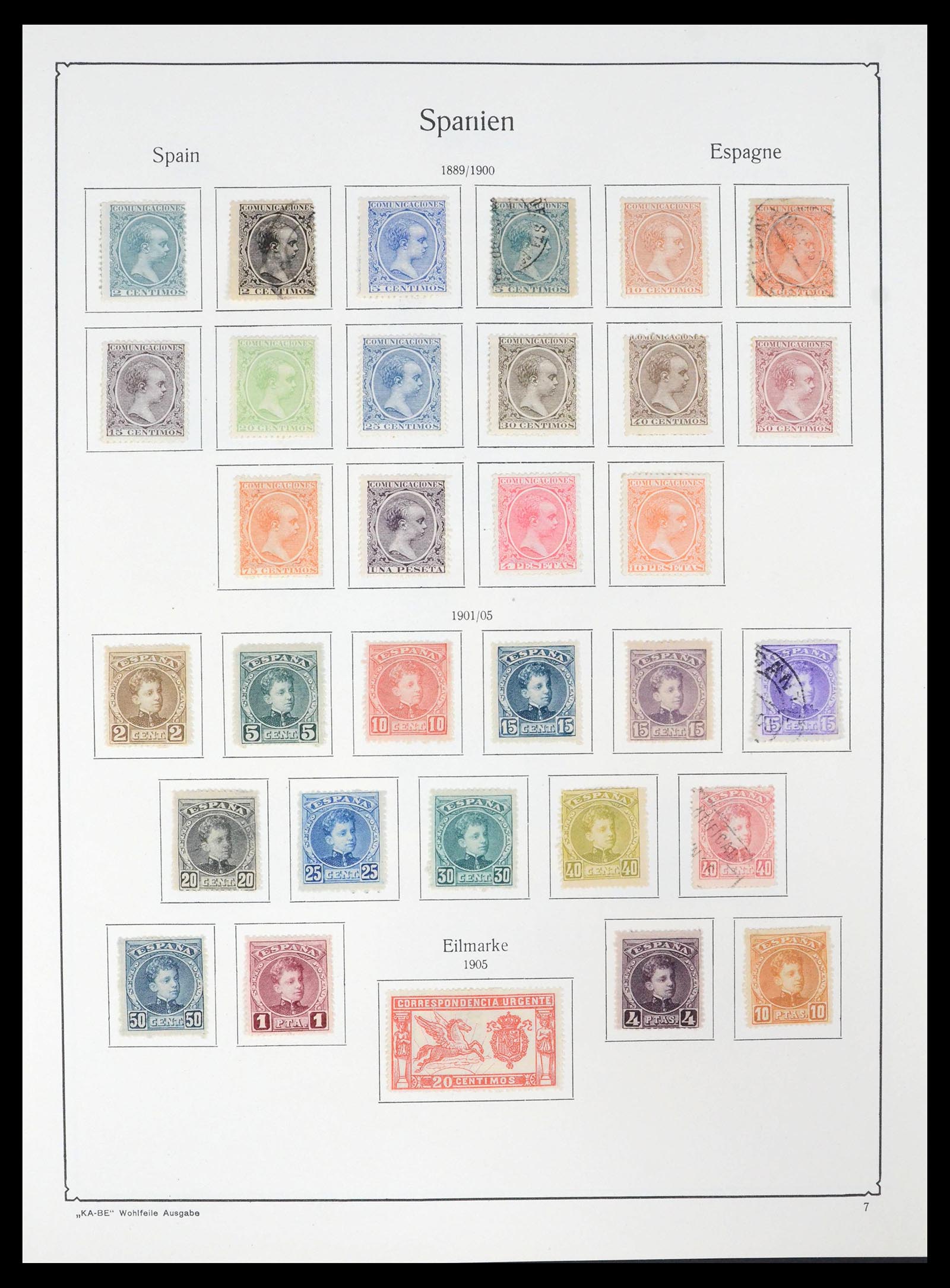 39475 0007 - Stamp collection 39475 Spain supercollection 1850-1937.