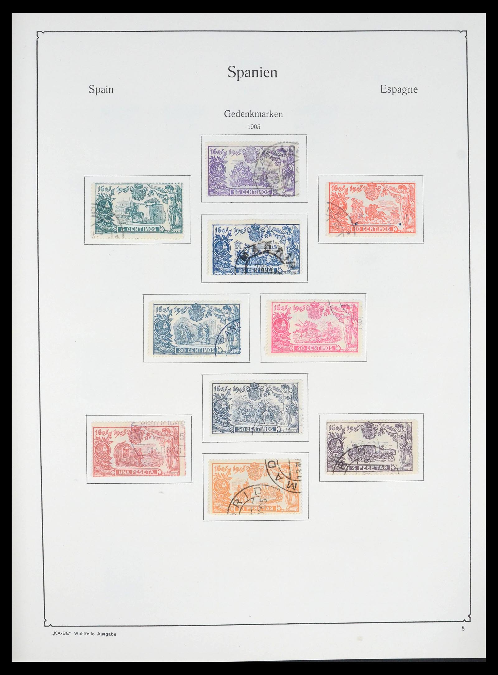 39475 0008 - Postzegelverzameling 39475 Spanje superverzameling 1850-1937.