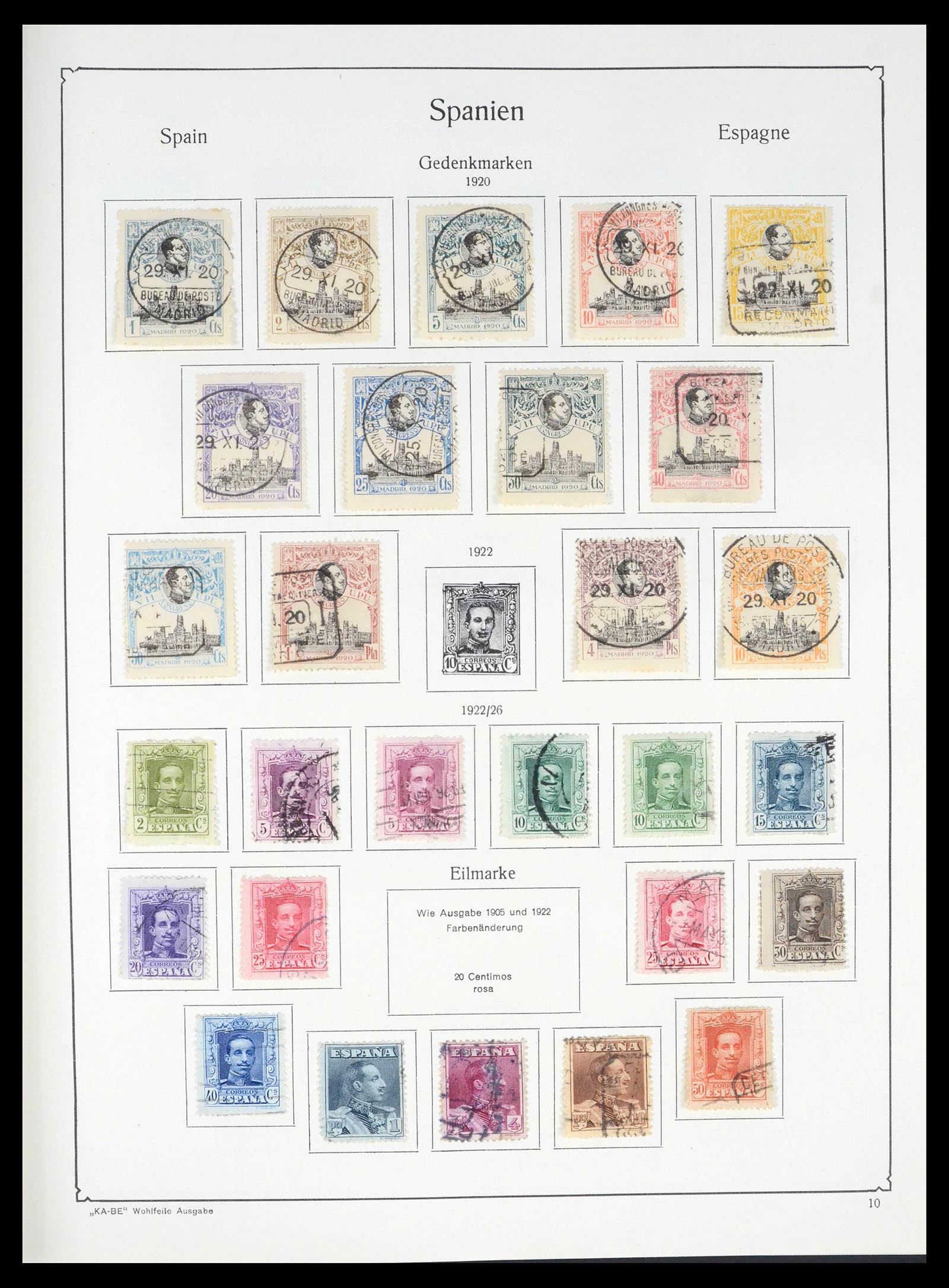 39475 0010 - Stamp collection 39475 Spain supercollection 1850-1937.