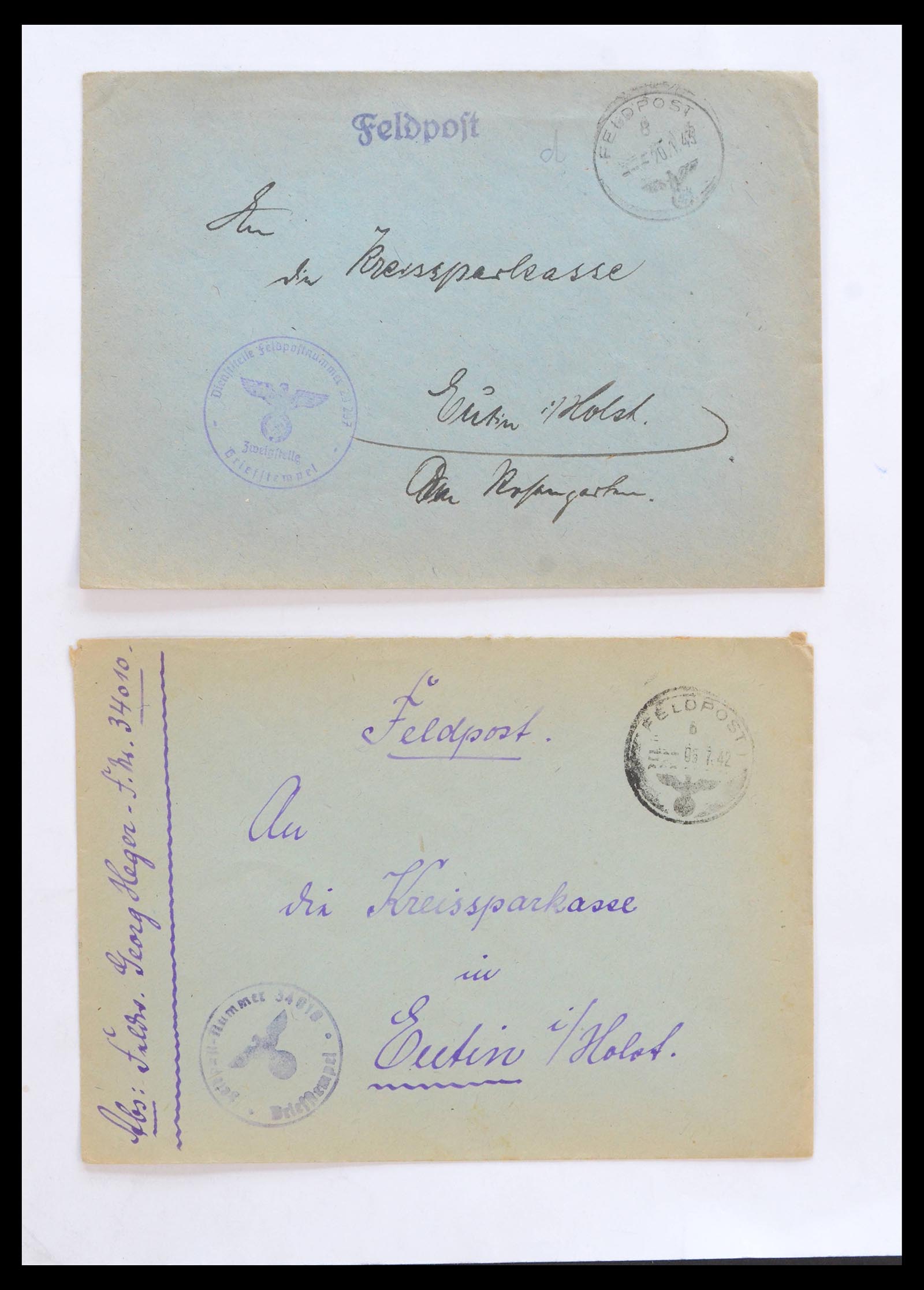 39476 0001 - Stamp collection 39476 Germany covers 1939-1945.