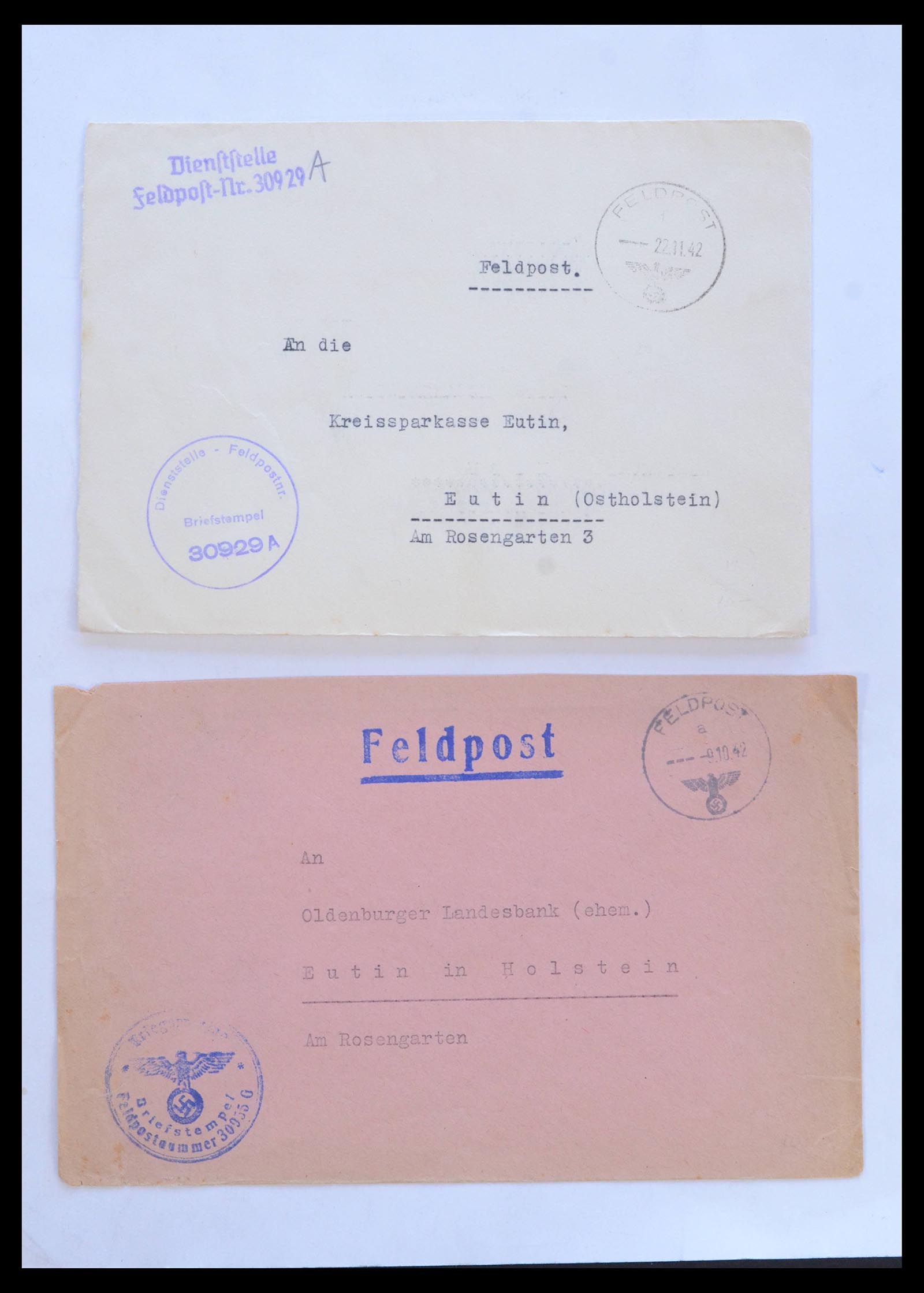 39476 0013 - Stamp collection 39476 Germany covers 1939-1945.