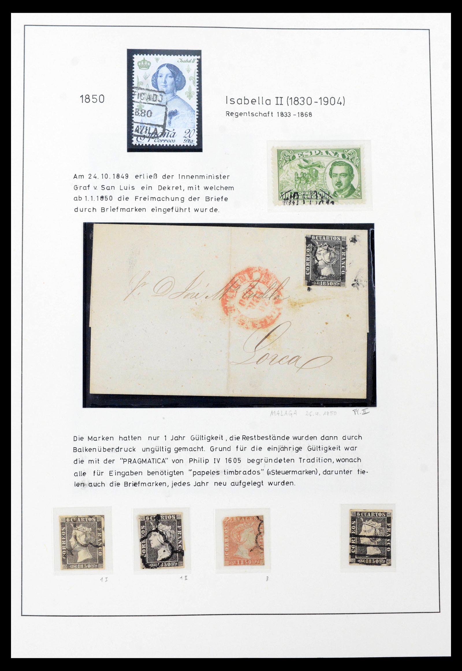 39479 0002 - Stamp collection 39479 Spain 1763(!!)-2000.