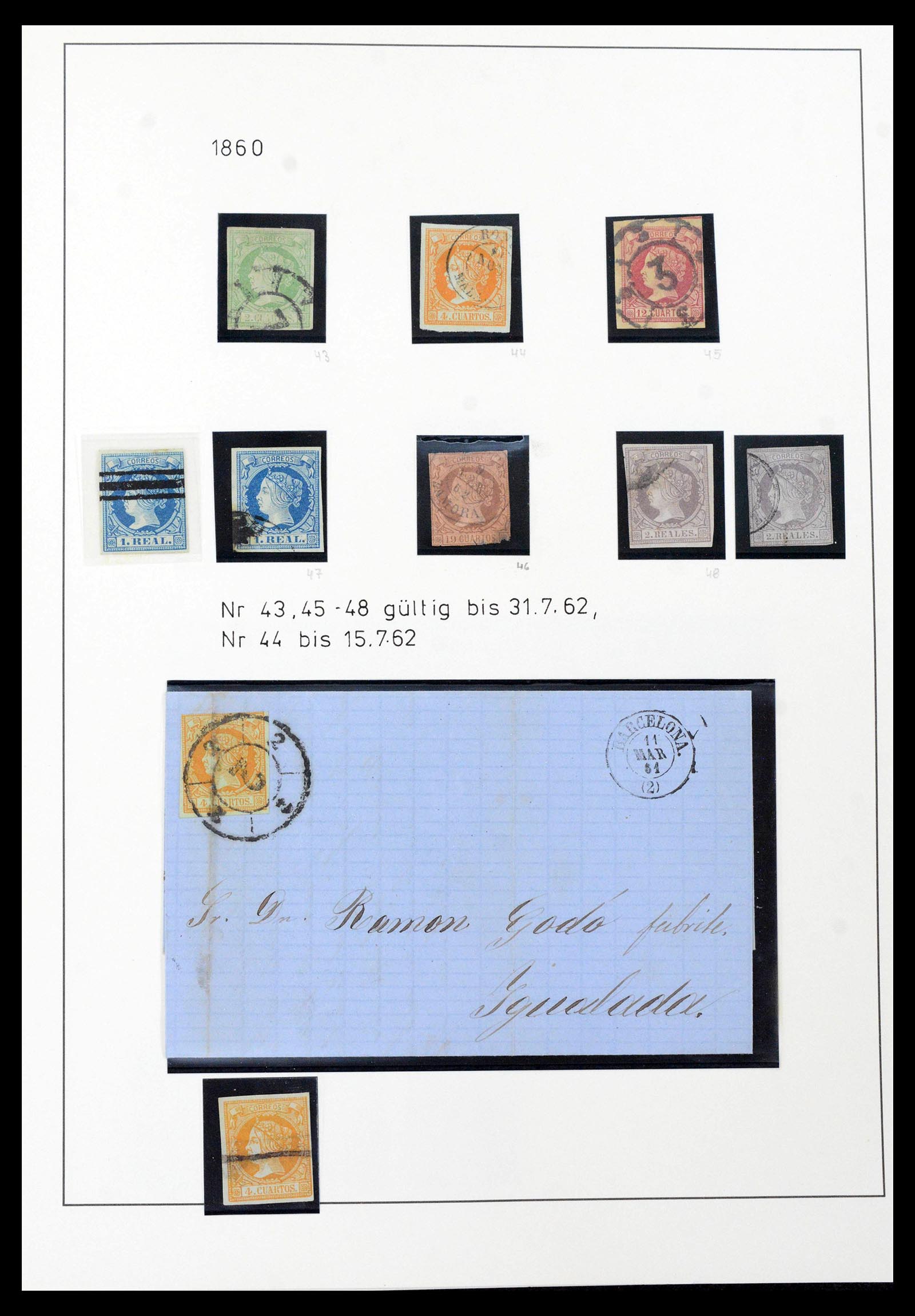 39479 0013 - Stamp collection 39479 Spain 1763(!!)-2000.