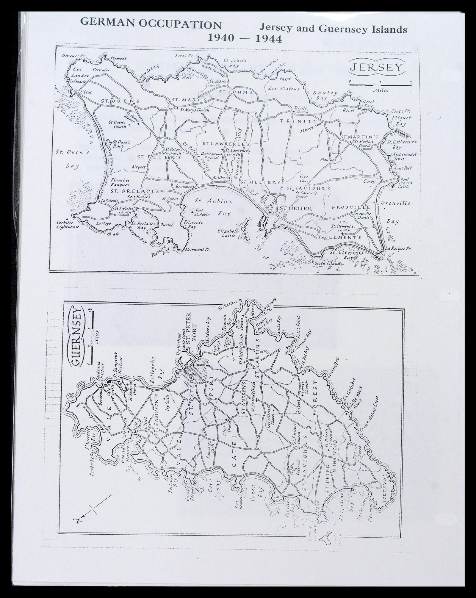 39481 0002 - Stamp collection 39481 German occupation channel islands 1940-1945. 