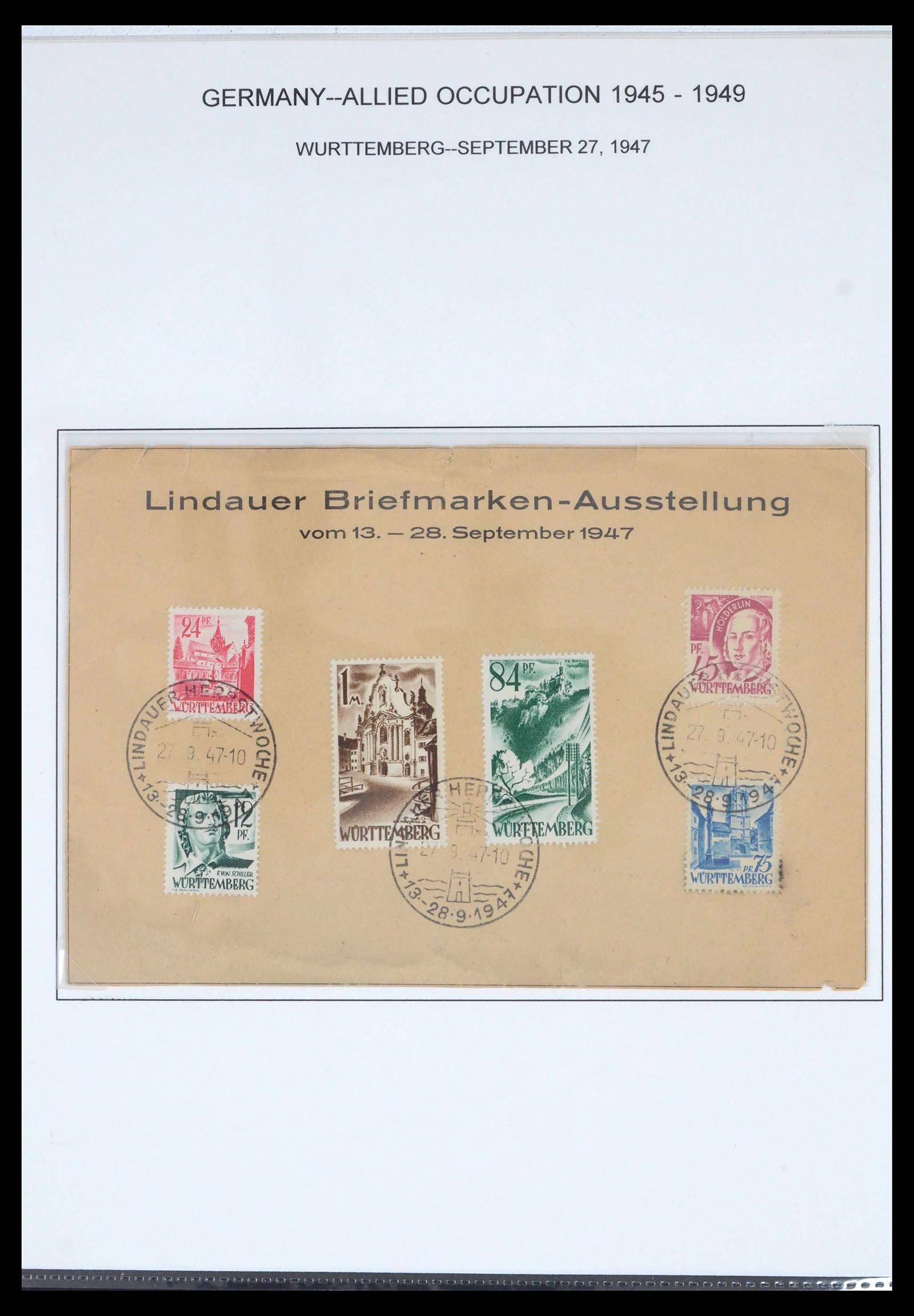 39488 0070 - Postzegelverzameling 39488 Duitsland brieven 1945-1969.