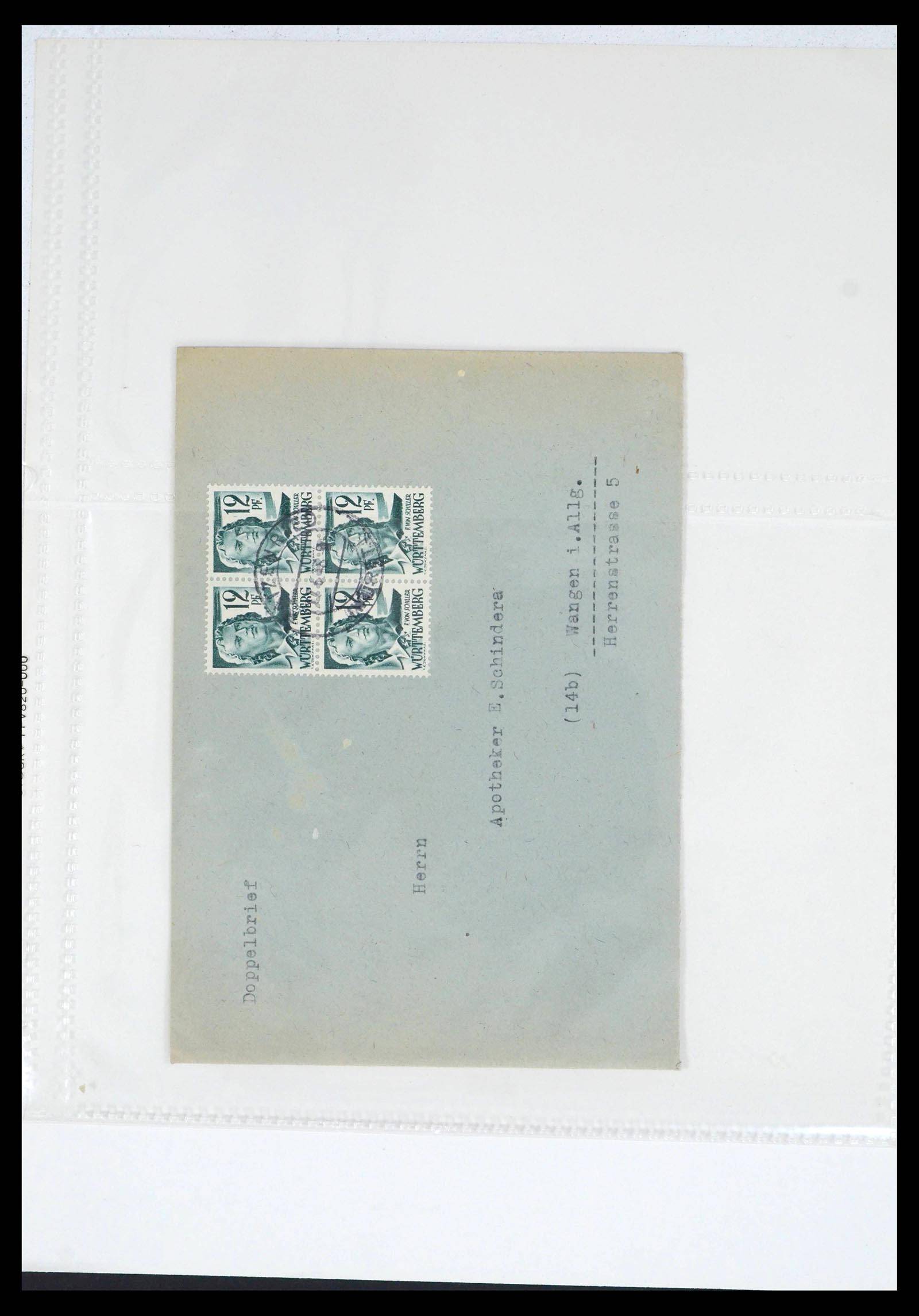 39488 0073 - Postzegelverzameling 39488 Duitsland brieven 1945-1969.