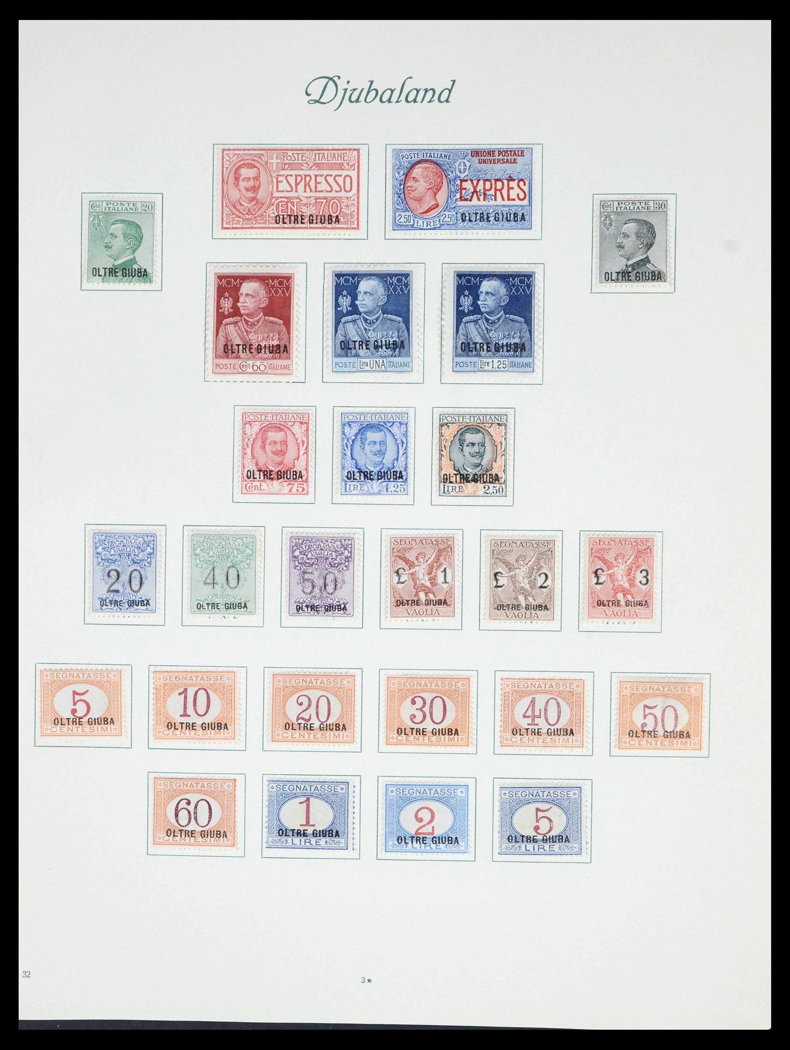 39490 0065 - Stamp collection 39490 Italian colonies top collection 1874-1945.