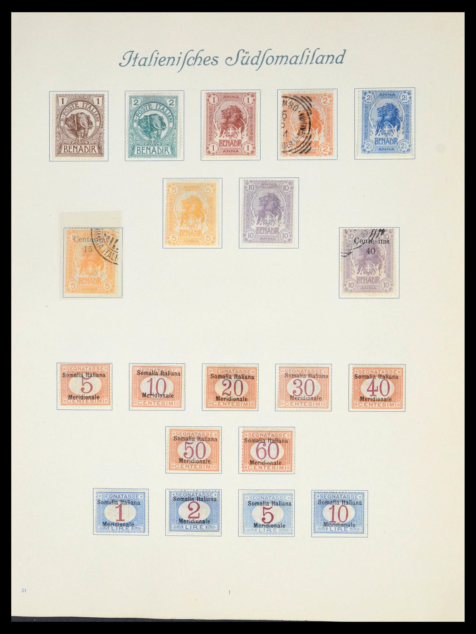 39490 0066 - Stamp collection 39490 Italian colonies top collection 1874-1945.