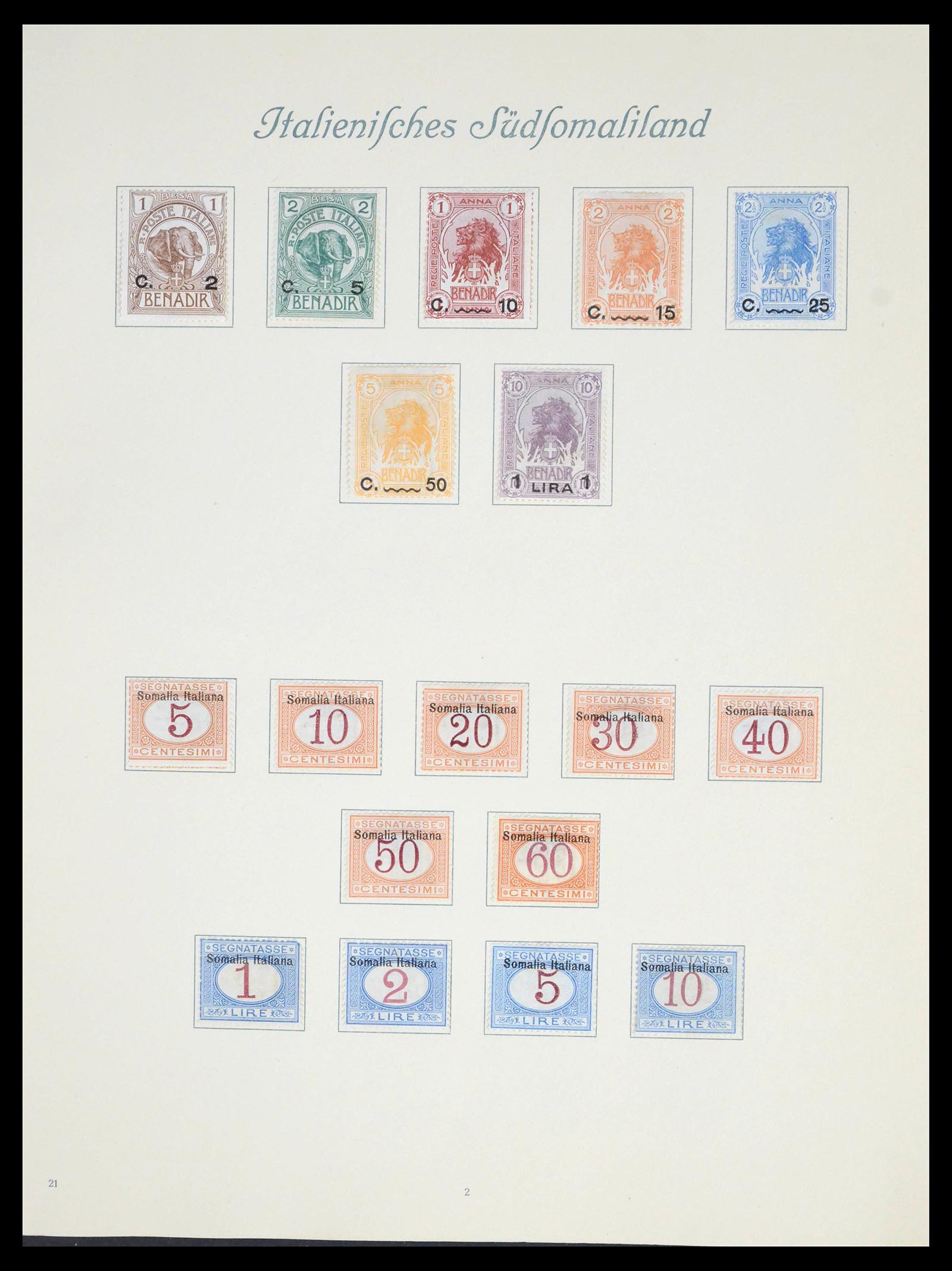 39490 0067 - Stamp collection 39490 Italian colonies top collection 1874-1945.