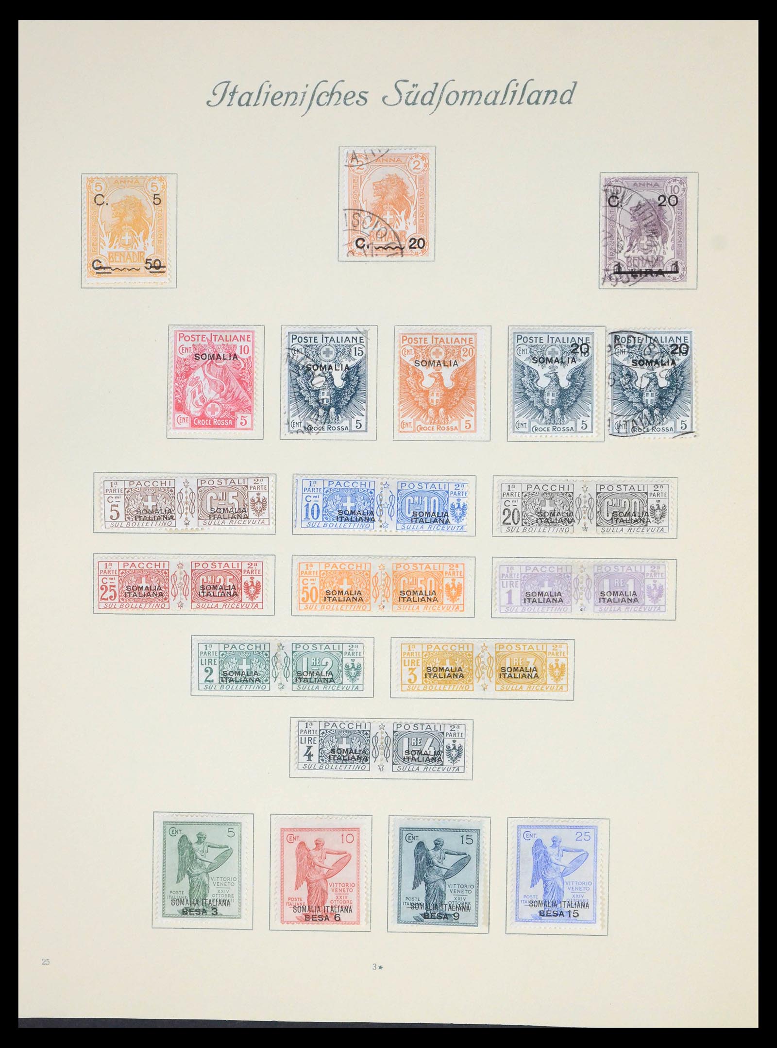 39490 0068 - Stamp collection 39490 Italian colonies top collection 1874-1945.