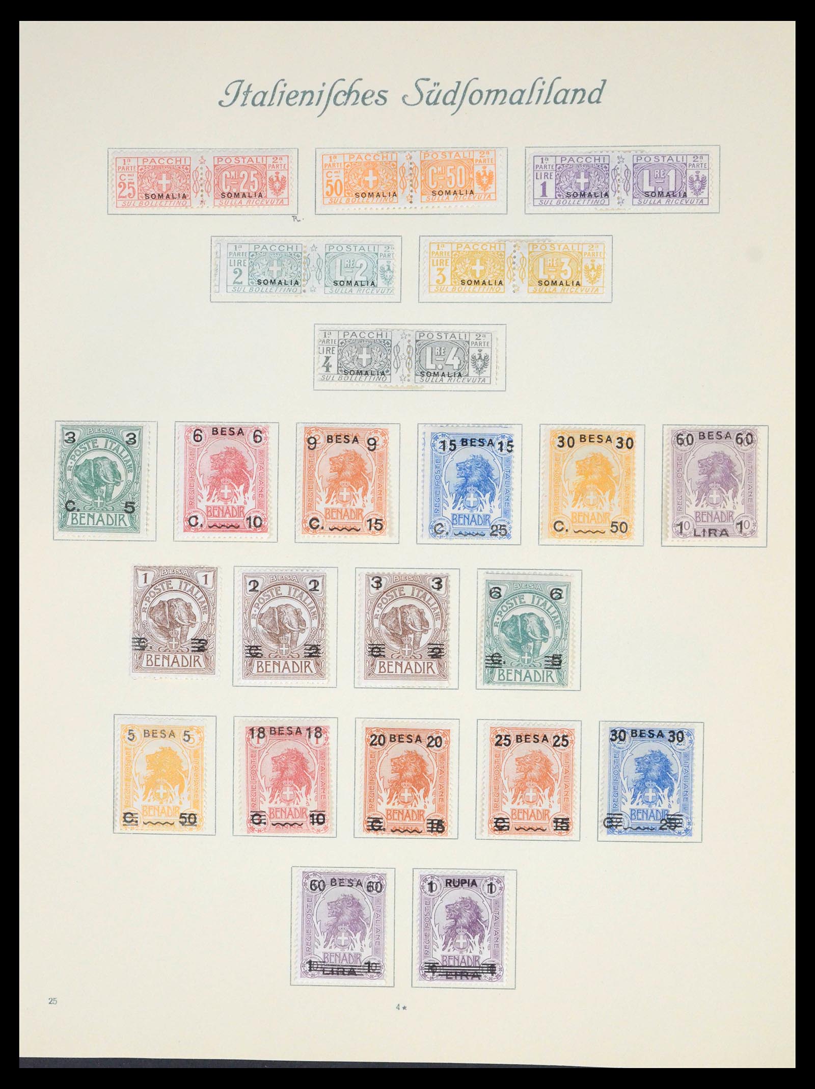 39490 0069 - Stamp collection 39490 Italian colonies top collection 1874-1945.