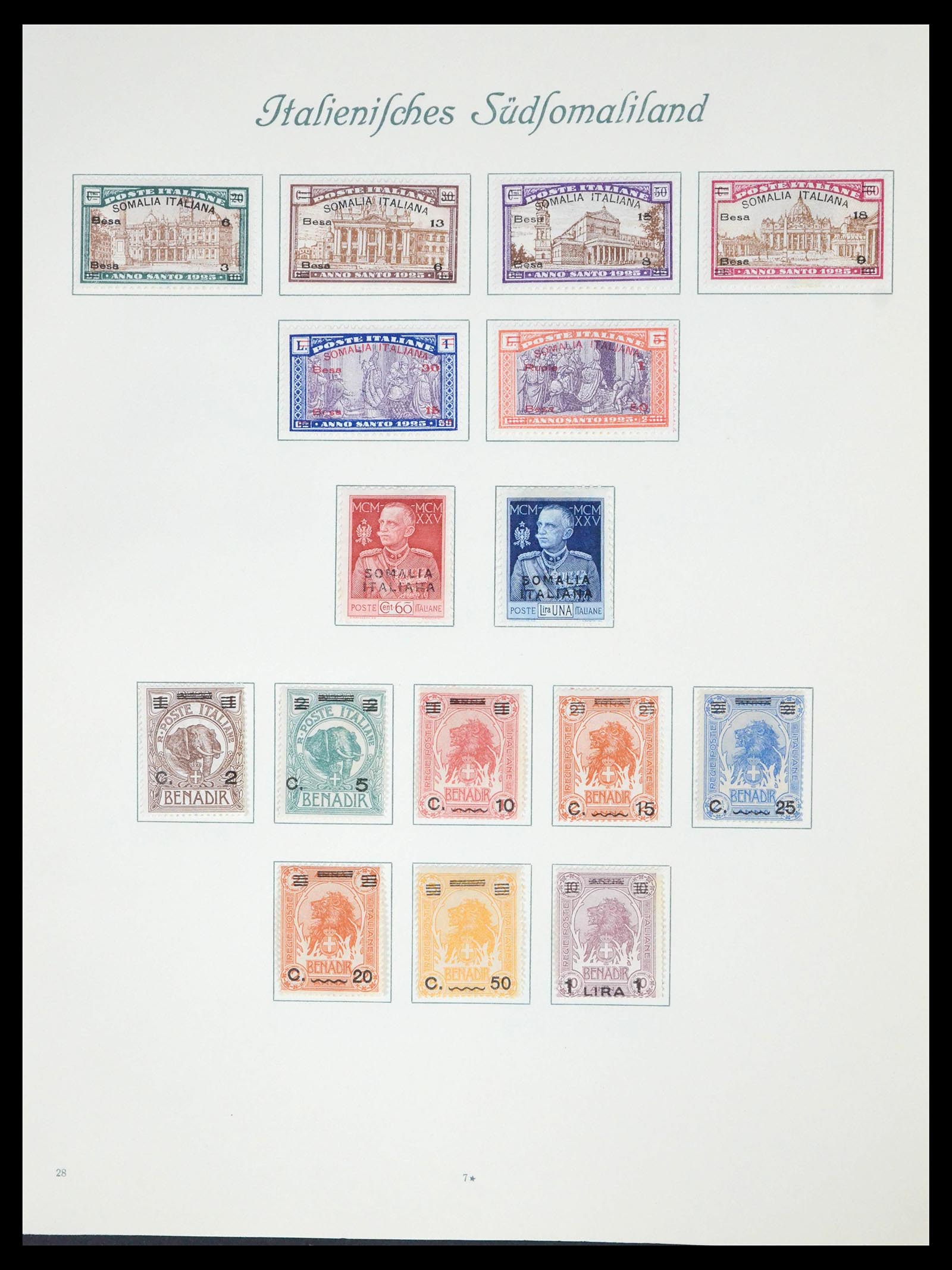 39490 0072 - Stamp collection 39490 Italian colonies top collection 1874-1945.