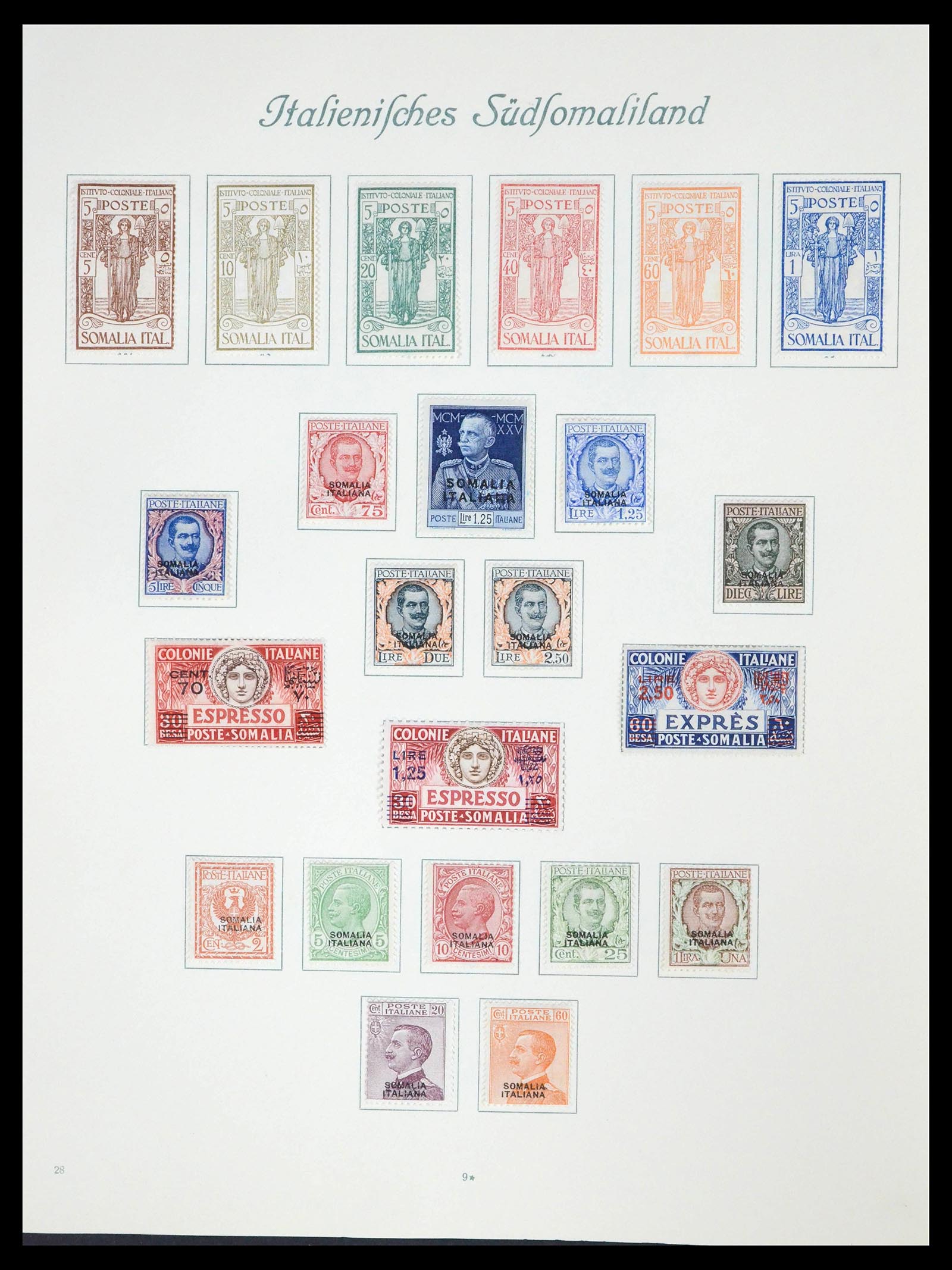 39490 0074 - Stamp collection 39490 Italian colonies top collection 1874-1945.