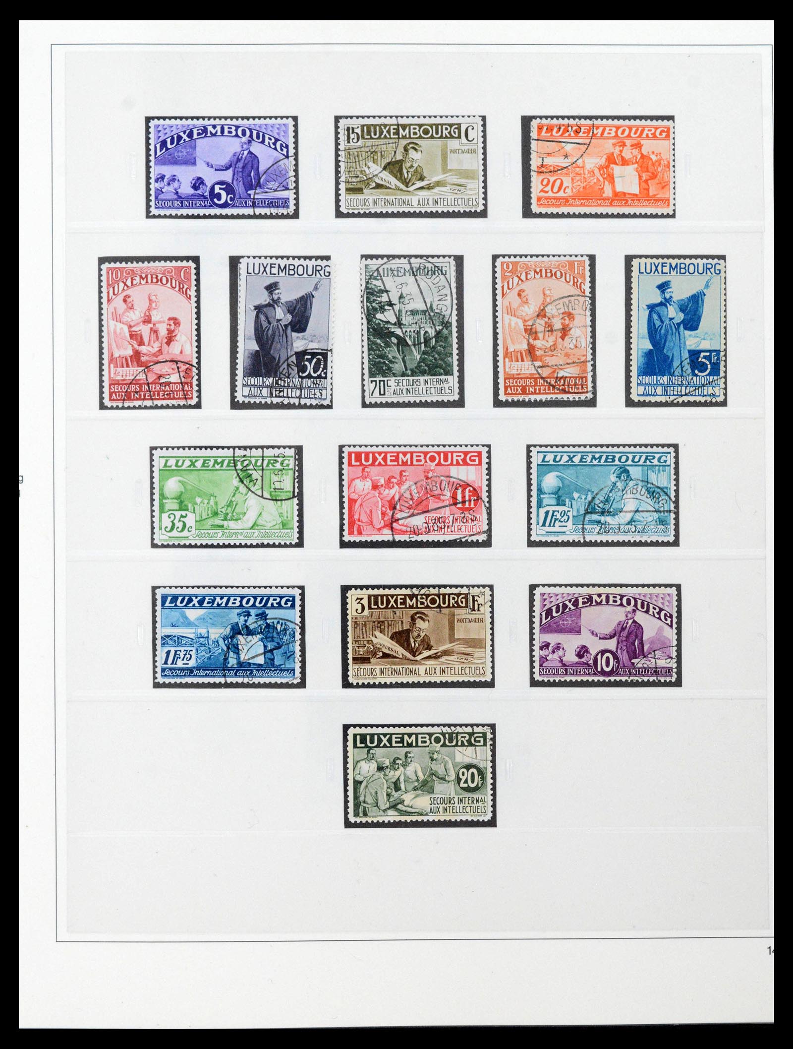 39497 0010 - Postzegelverzameling 39497 Luxemburg compleet 1852-1969.