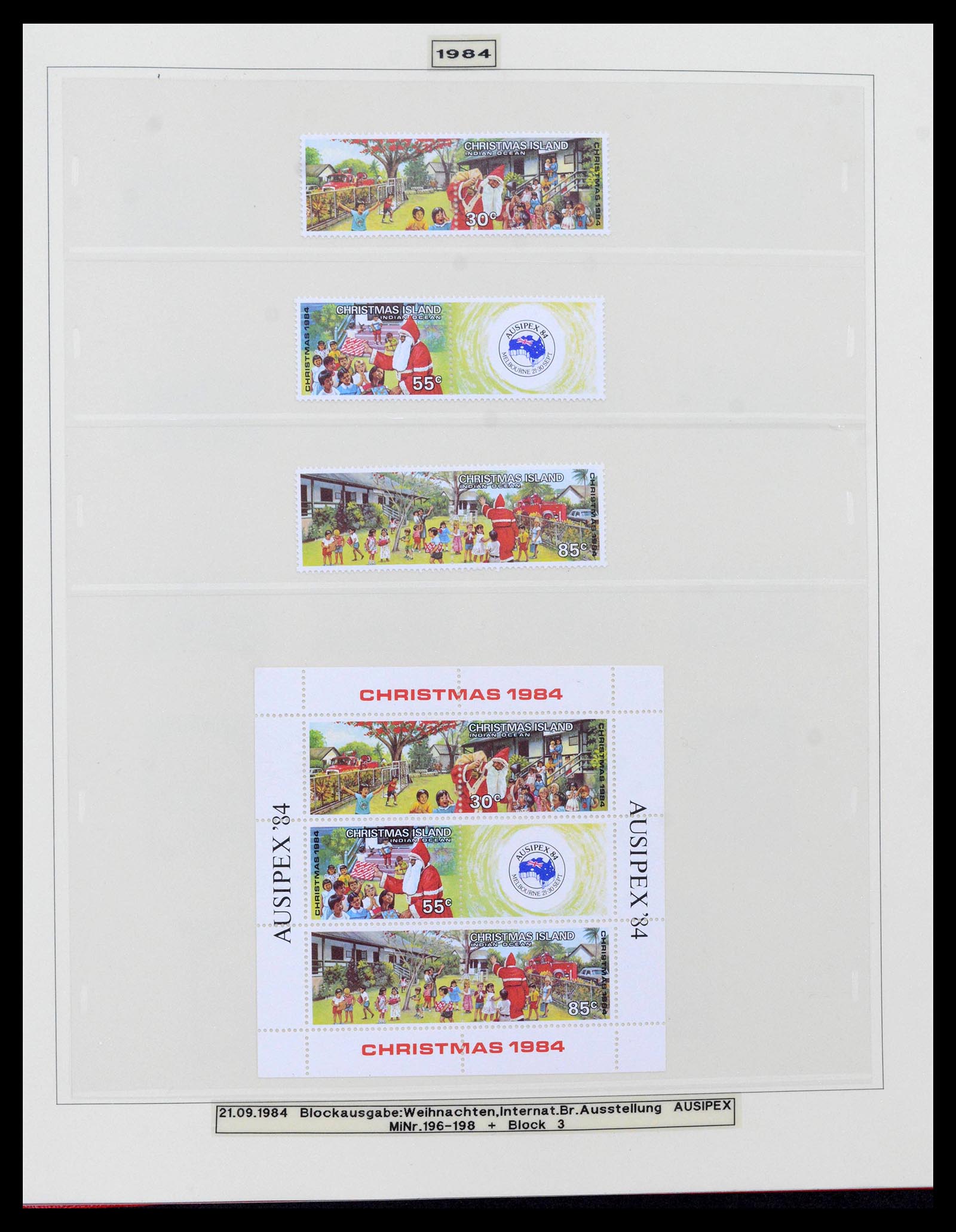 39502 0024 - Stamp collection 39502 Christmas Island 1958-2015.