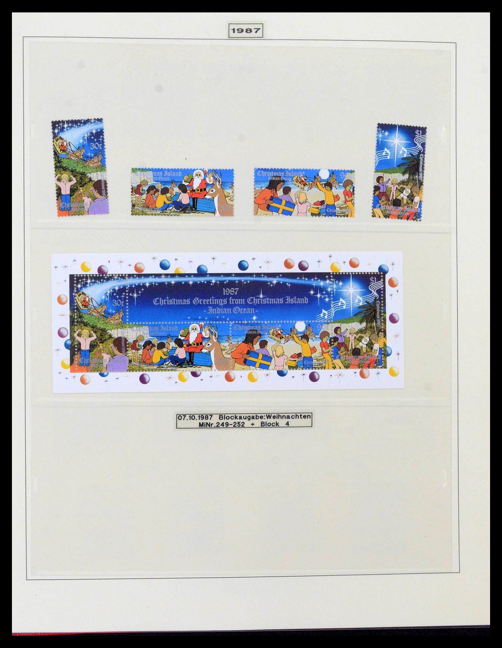 39502 0030 - Stamp collection 39502 Christmas Island 1958-2015.