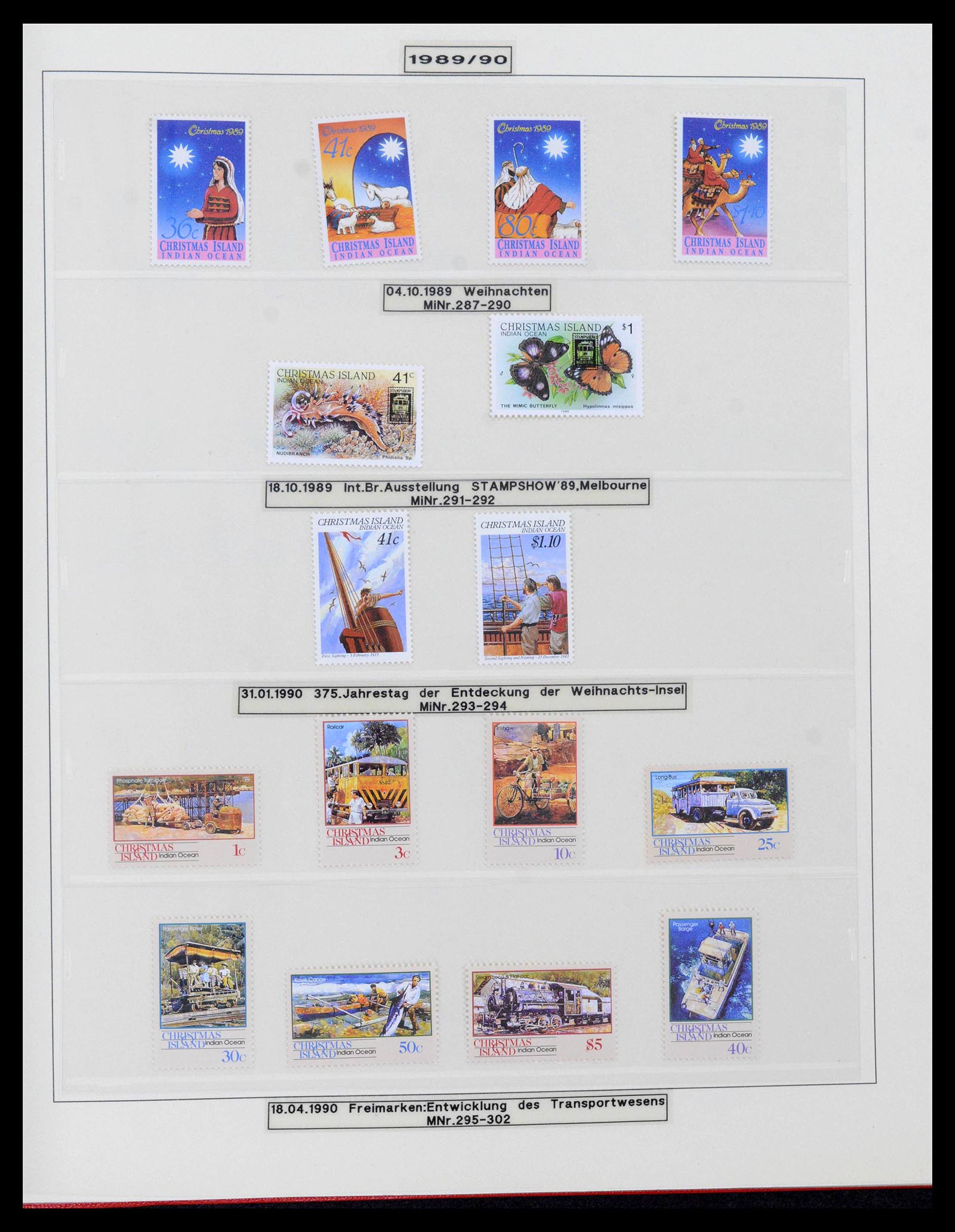 39502 0033 - Stamp collection 39502 Christmas Island 1958-2015.