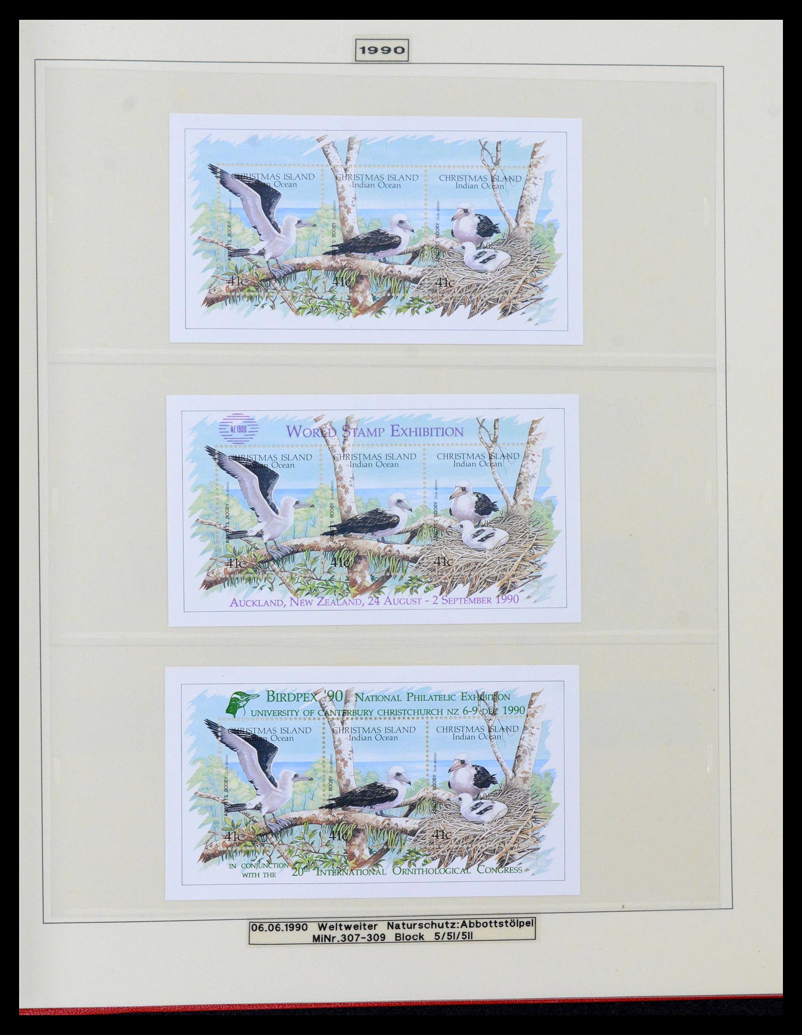 39502 0035 - Stamp collection 39502 Christmas Island 1958-2015.