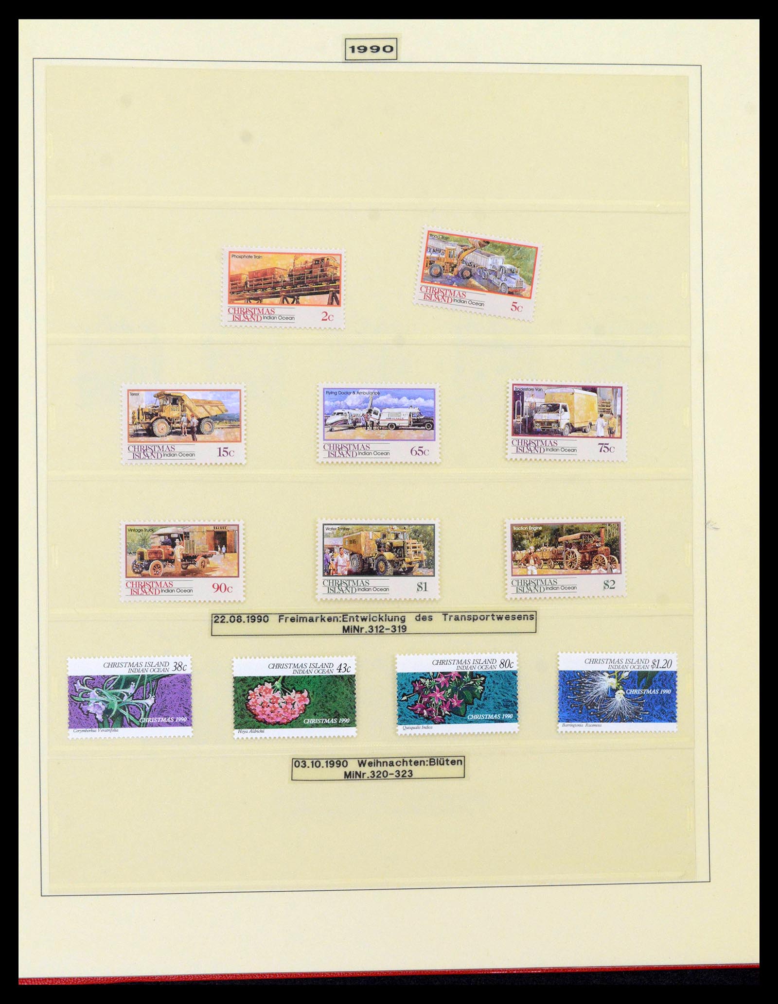 39502 0036 - Stamp collection 39502 Christmas Island 1958-2015.