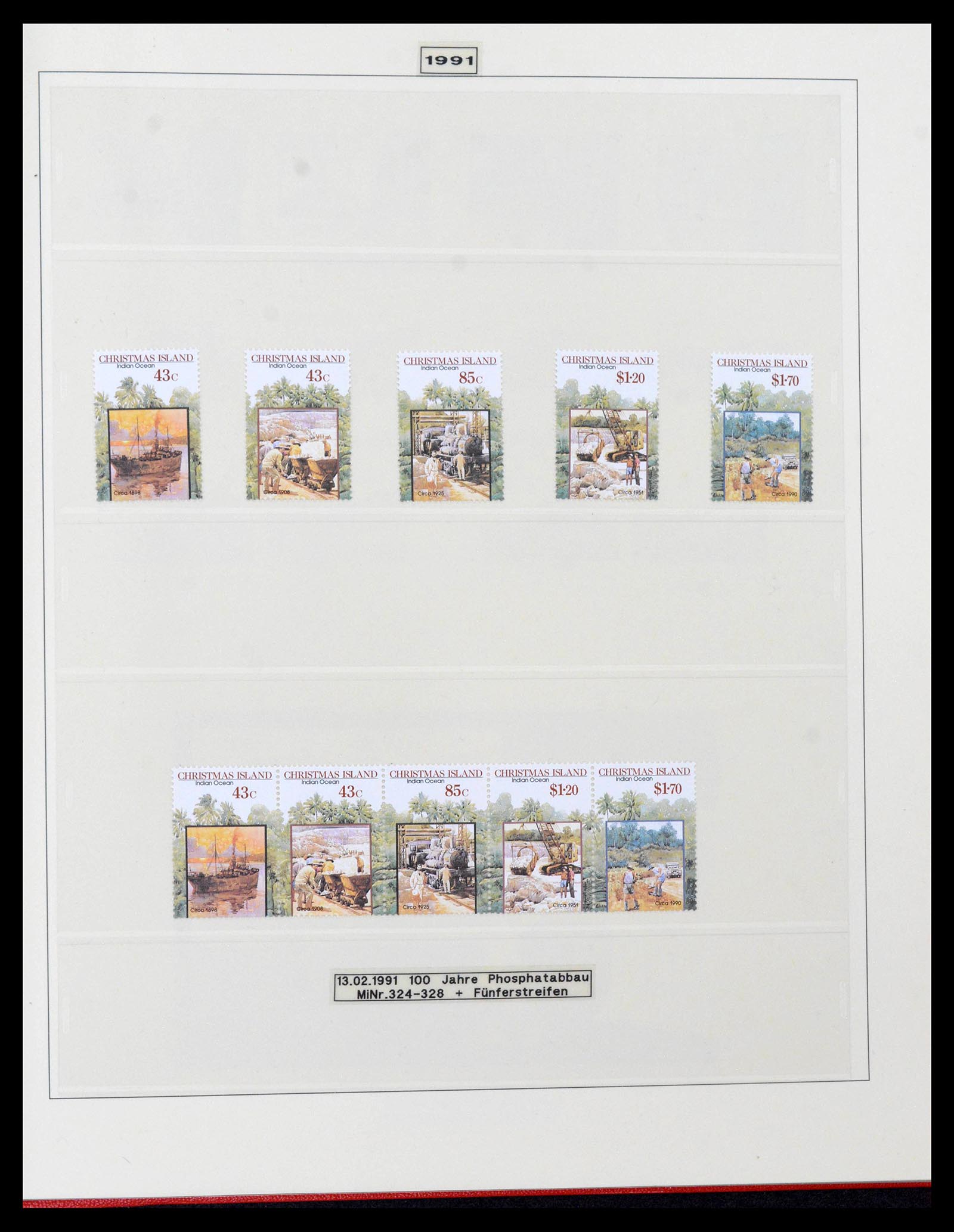 39502 0037 - Stamp collection 39502 Christmas Island 1958-2015.