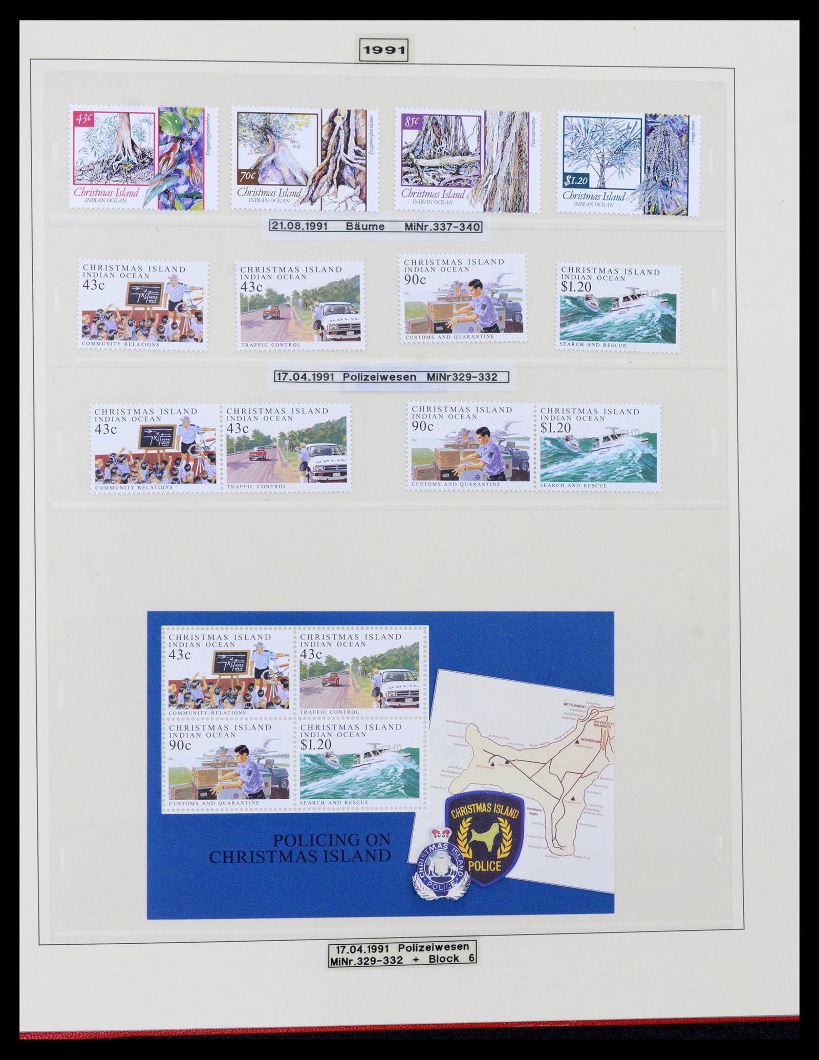 39502 0038 - Stamp collection 39502 Christmas Island 1958-2015.