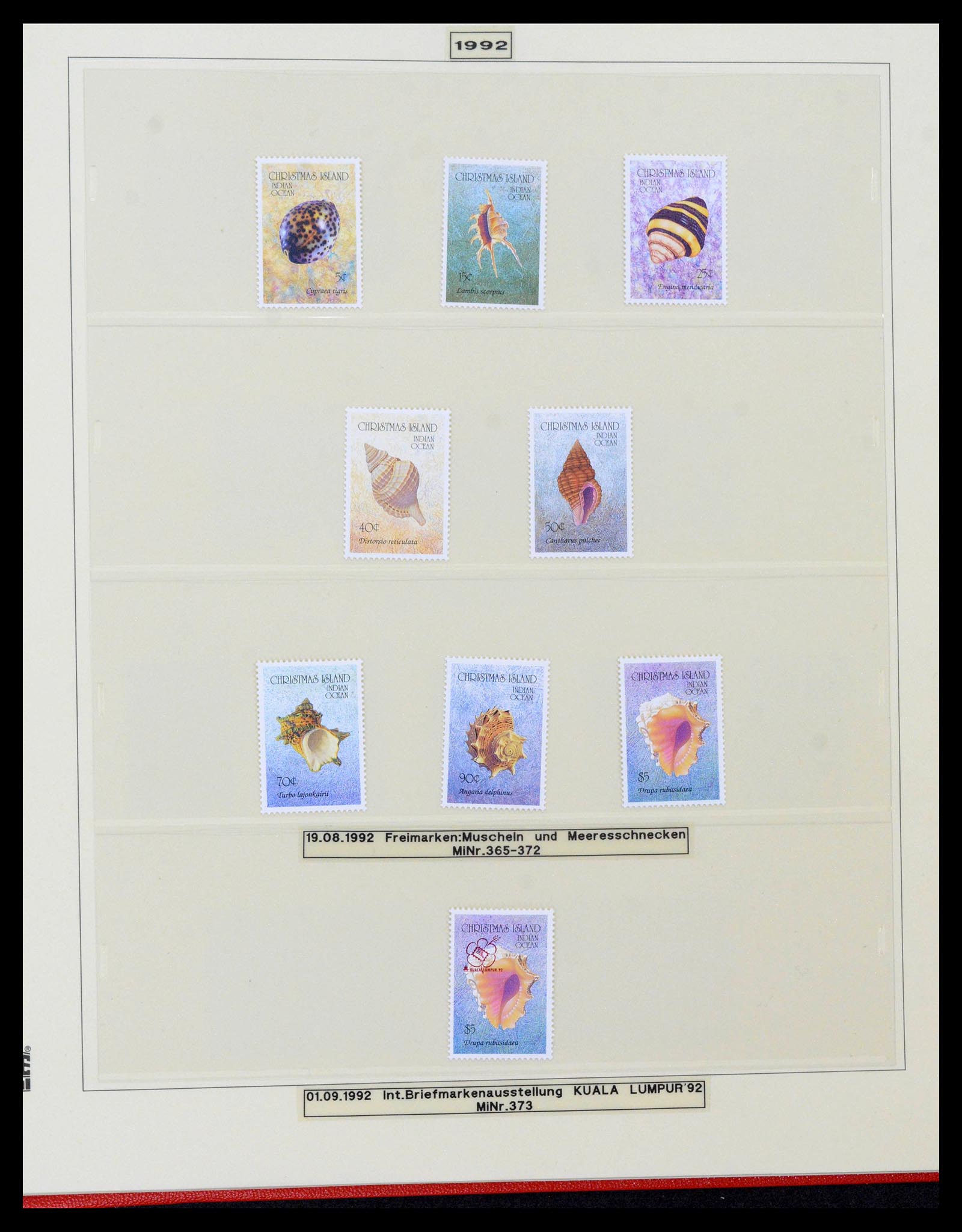 39502 0041 - Stamp collection 39502 Christmas Island 1958-2015.