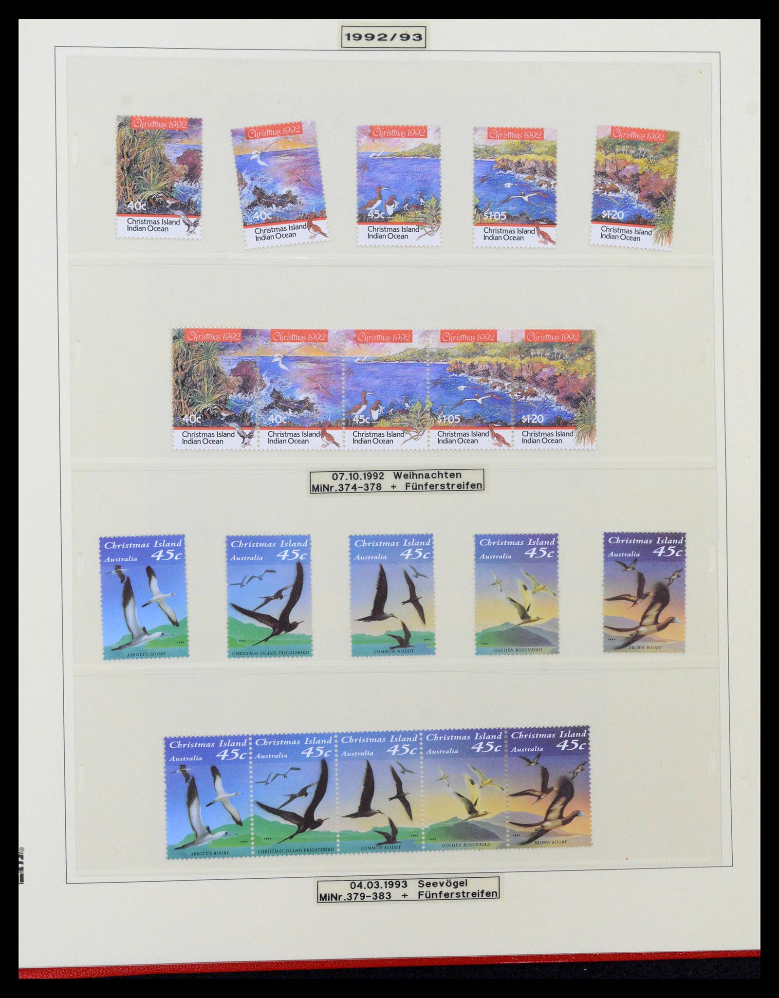 39502 0042 - Stamp collection 39502 Christmas Island 1958-2015.