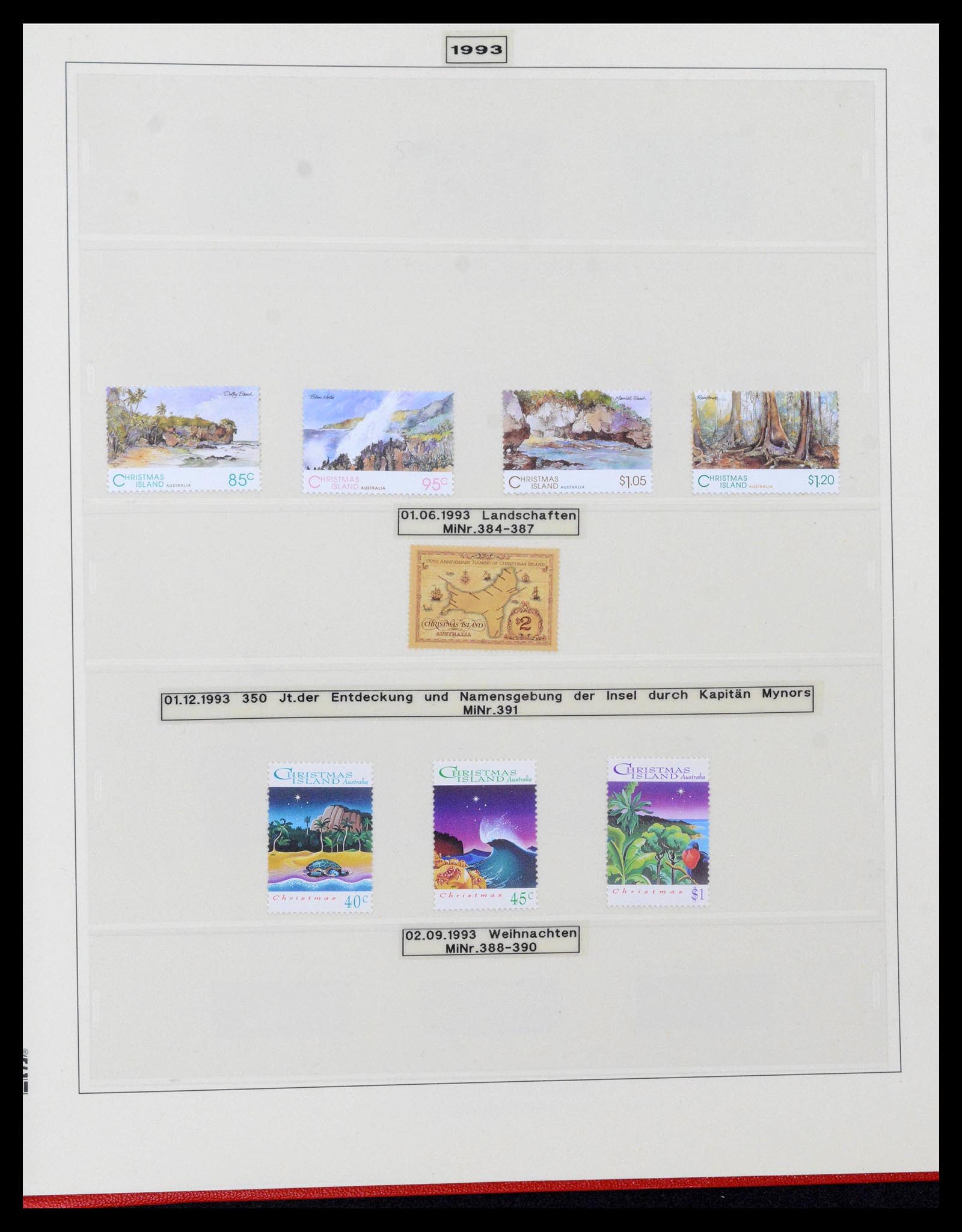 39502 0044 - Stamp collection 39502 Christmas Island 1958-2015.