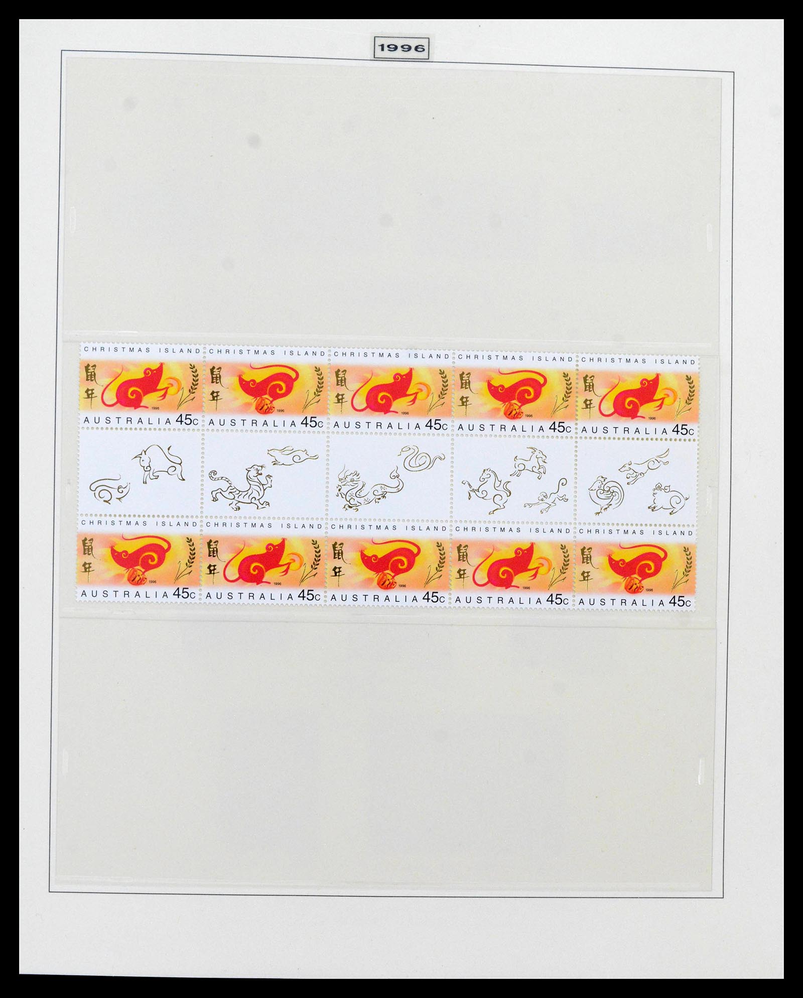 39502 0052 - Stamp collection 39502 Christmas Island 1958-2015.