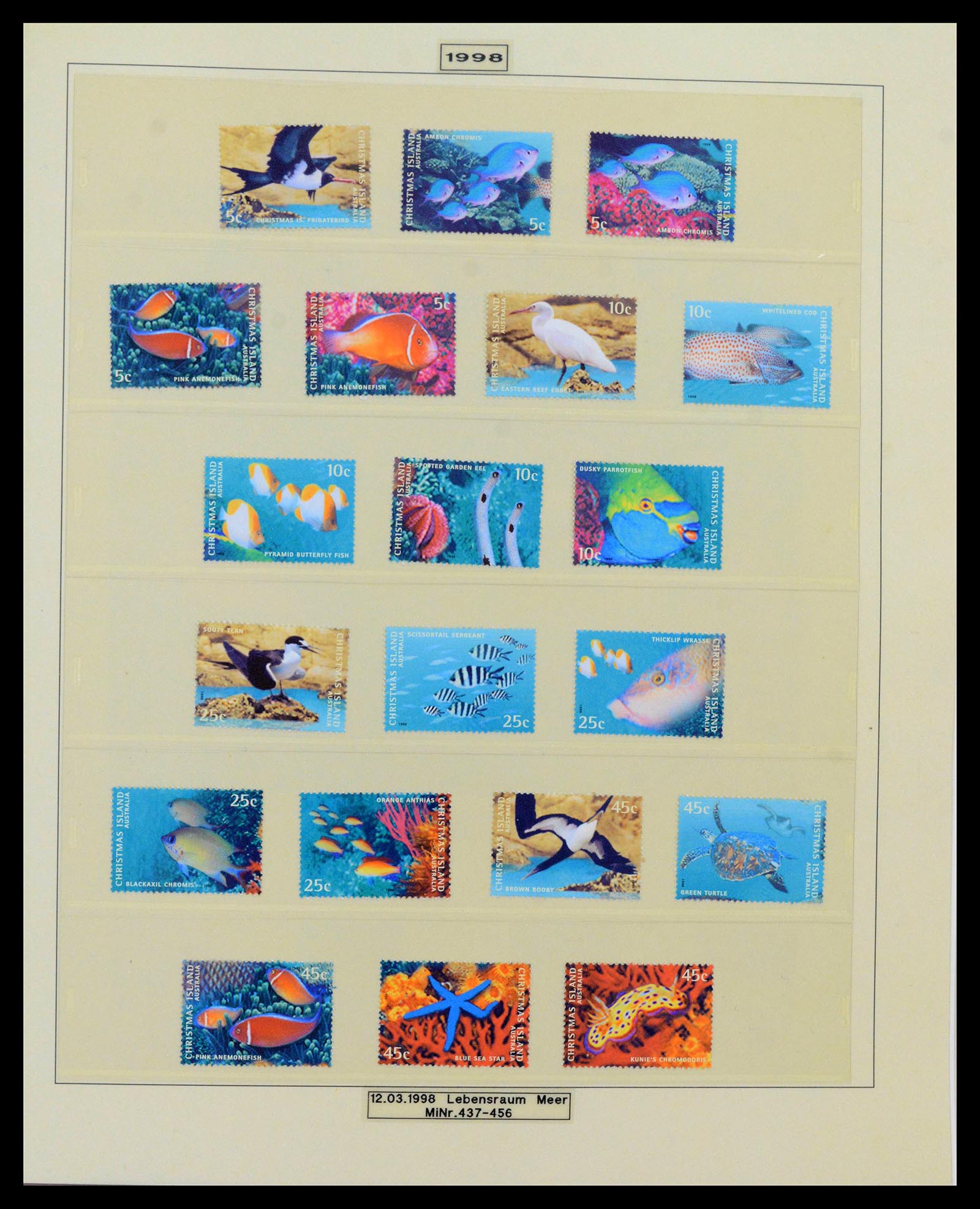 39502 0058 - Stamp collection 39502 Christmas Island 1958-2015.