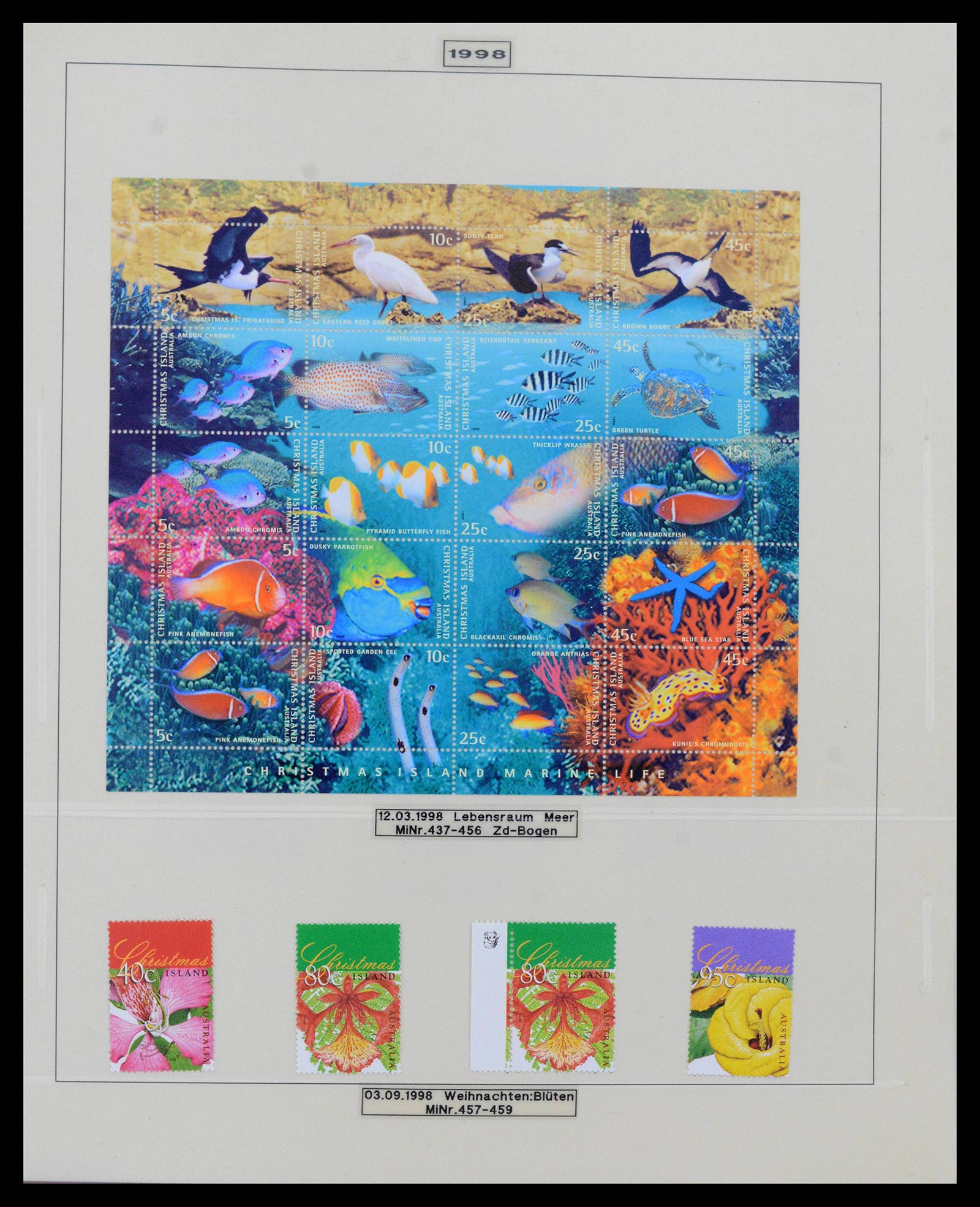 39502 0059 - Stamp collection 39502 Christmas Island 1958-2015.