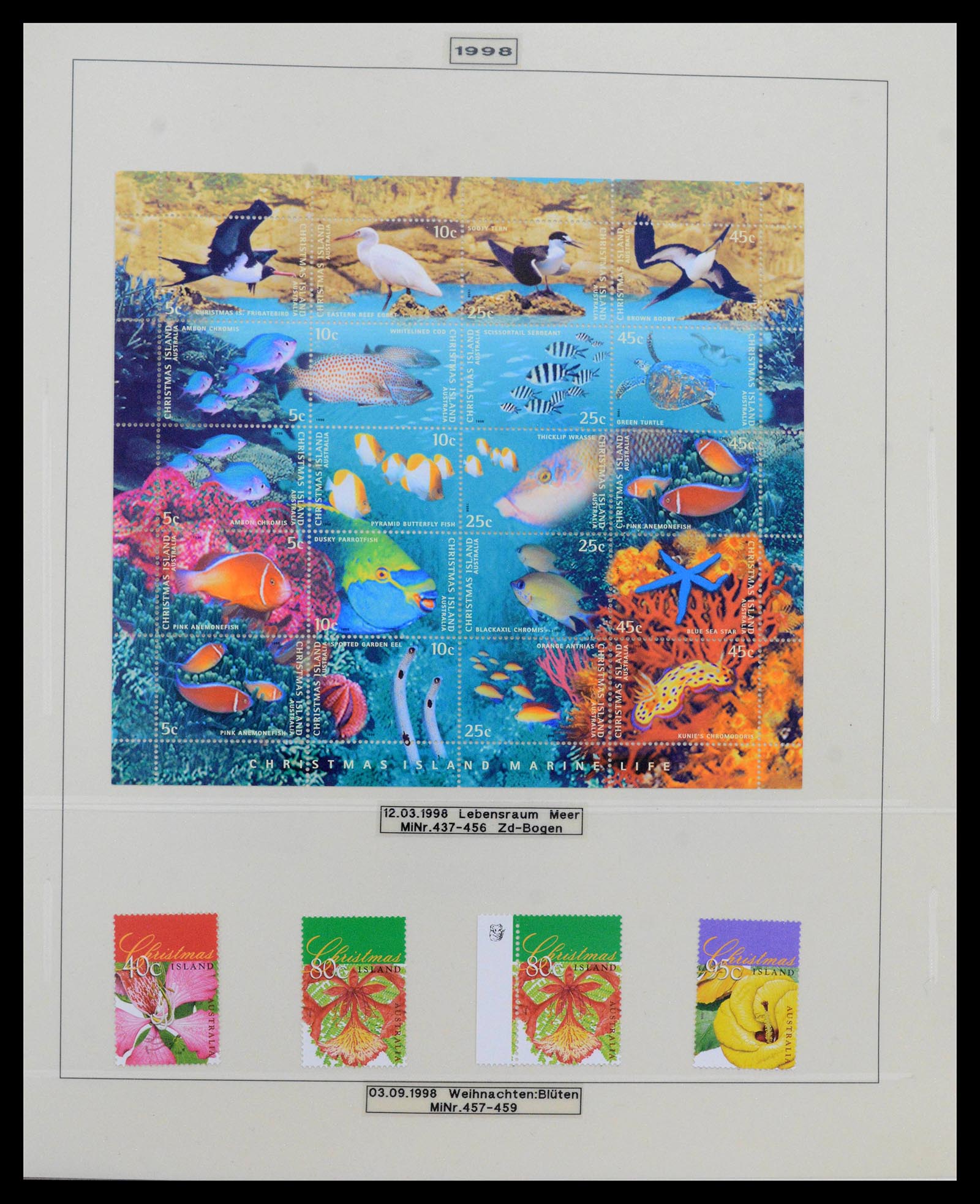 39502 0060 - Stamp collection 39502 Christmas Island 1958-2015.