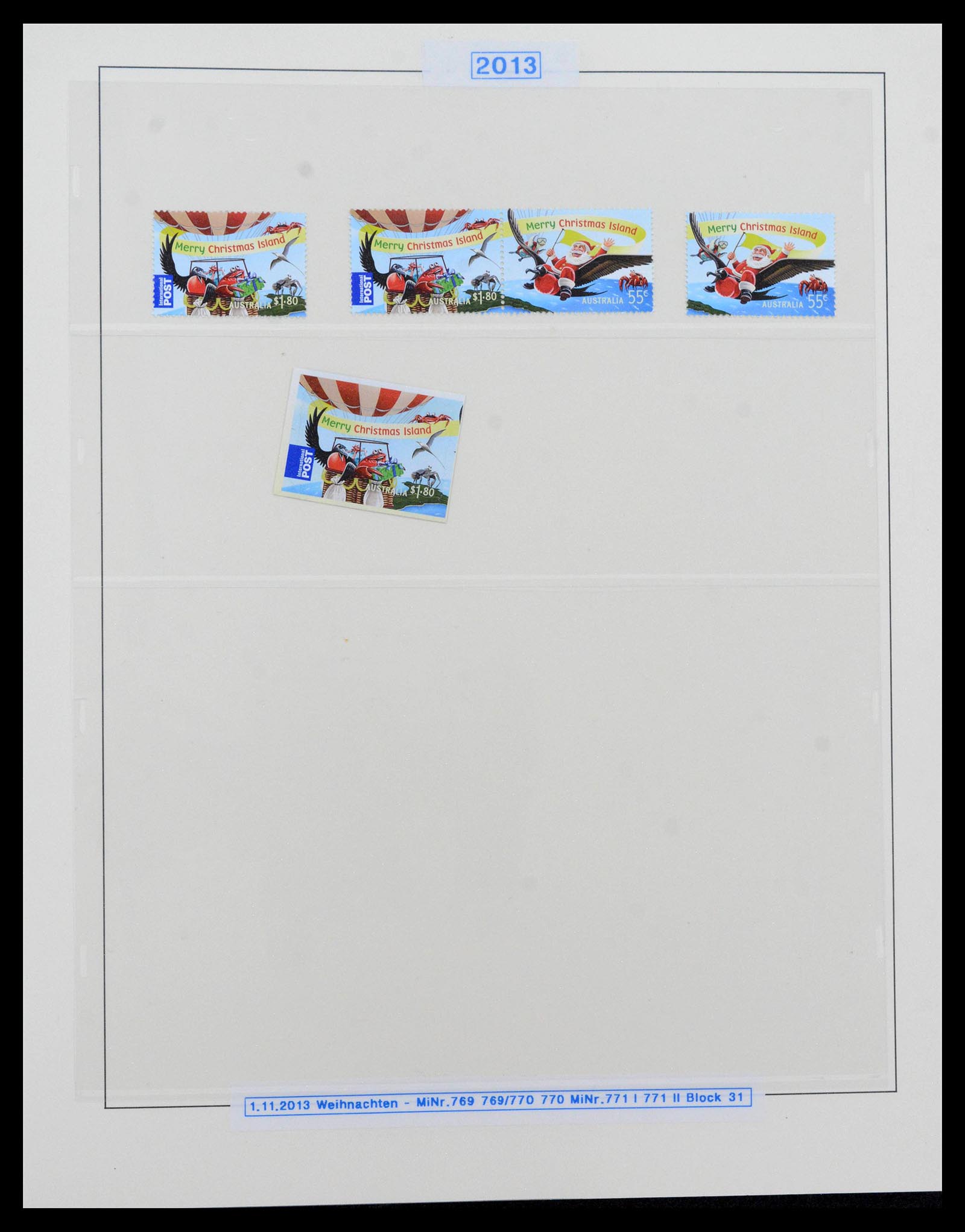 39502 0163 - Stamp collection 39502 Christmas Island 1958-2015.