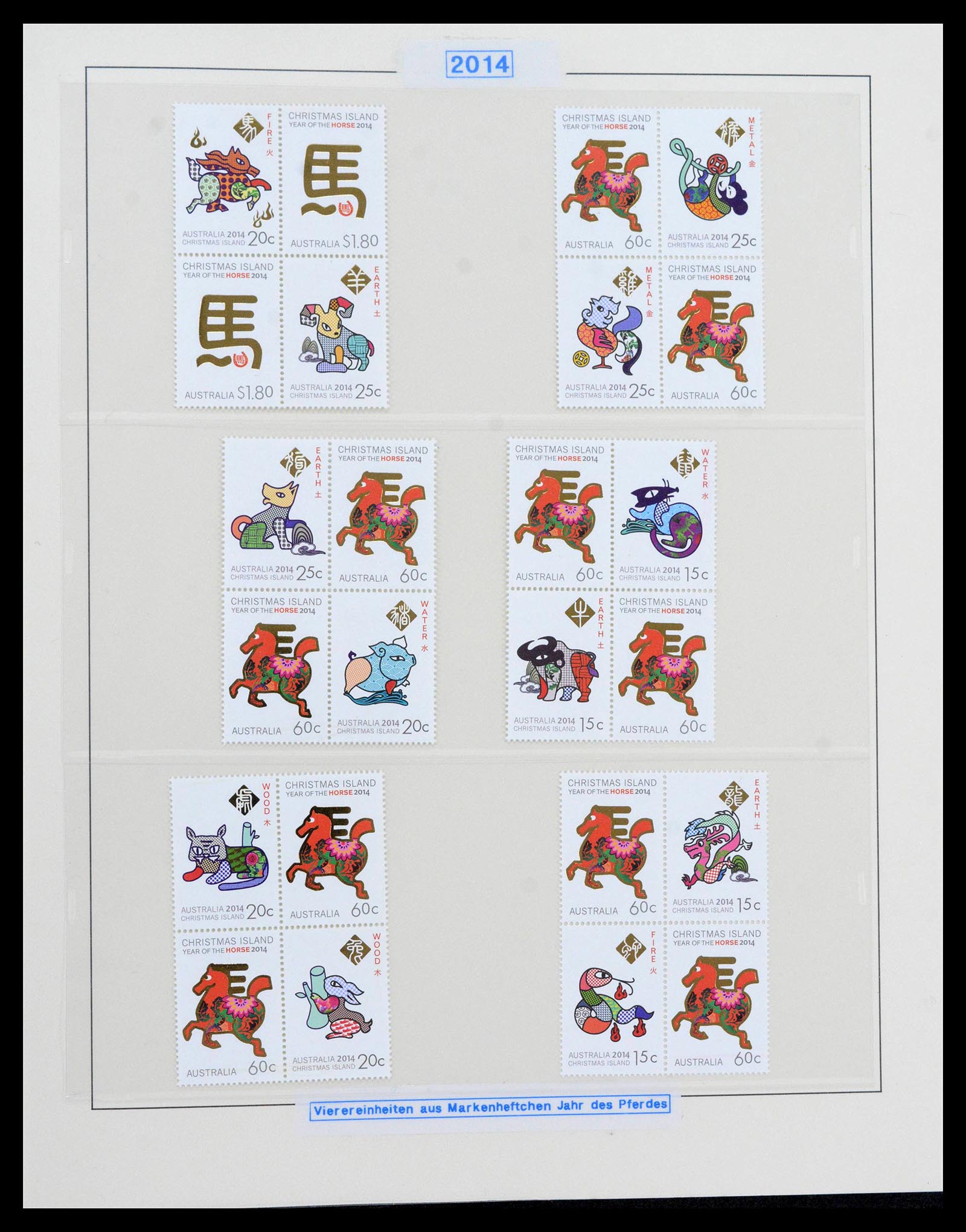 39502 0167 - Stamp collection 39502 Christmas Island 1958-2015.