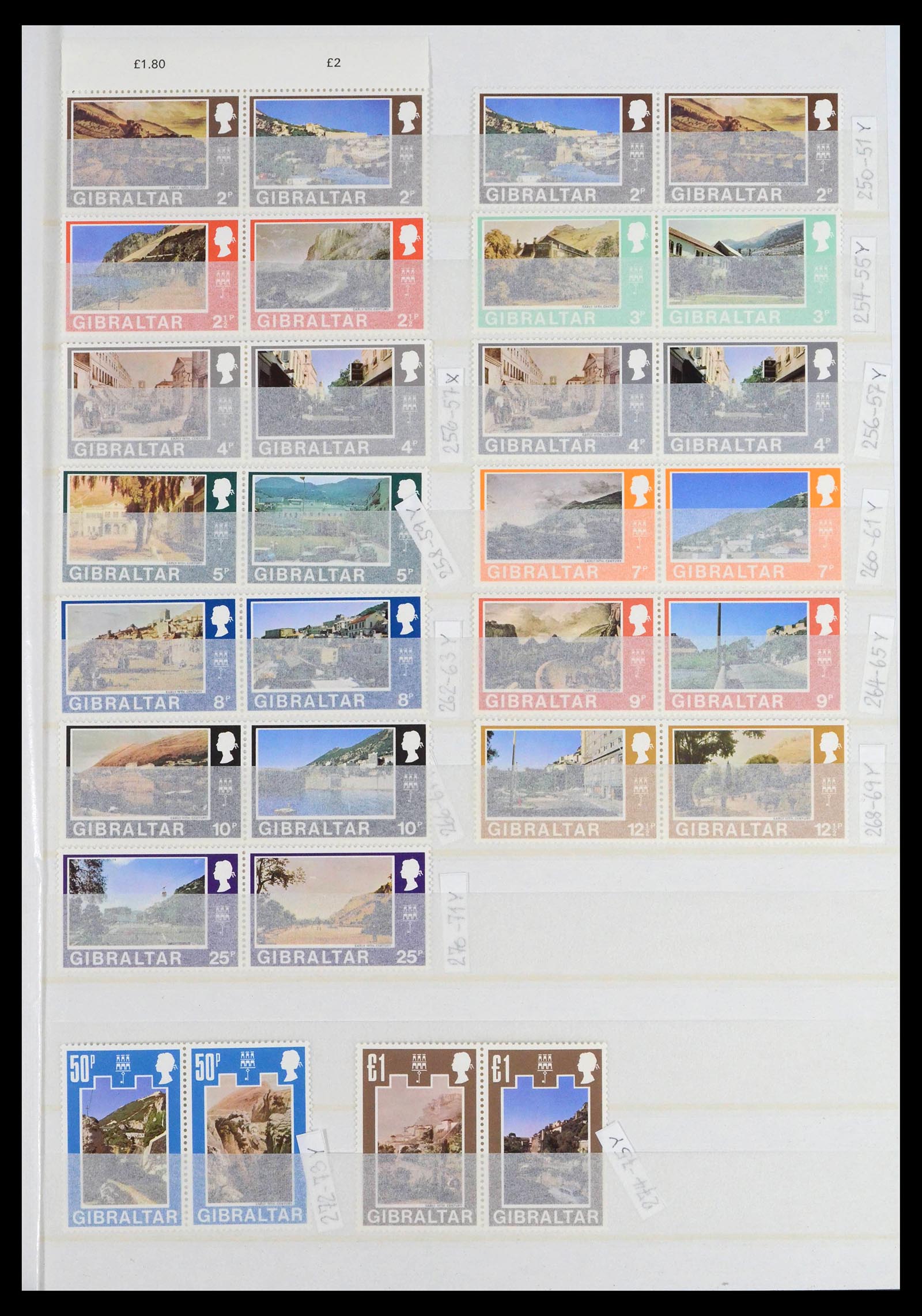 39503 0022 - Stamp collection 39503 Gibraltar 1886-2013.