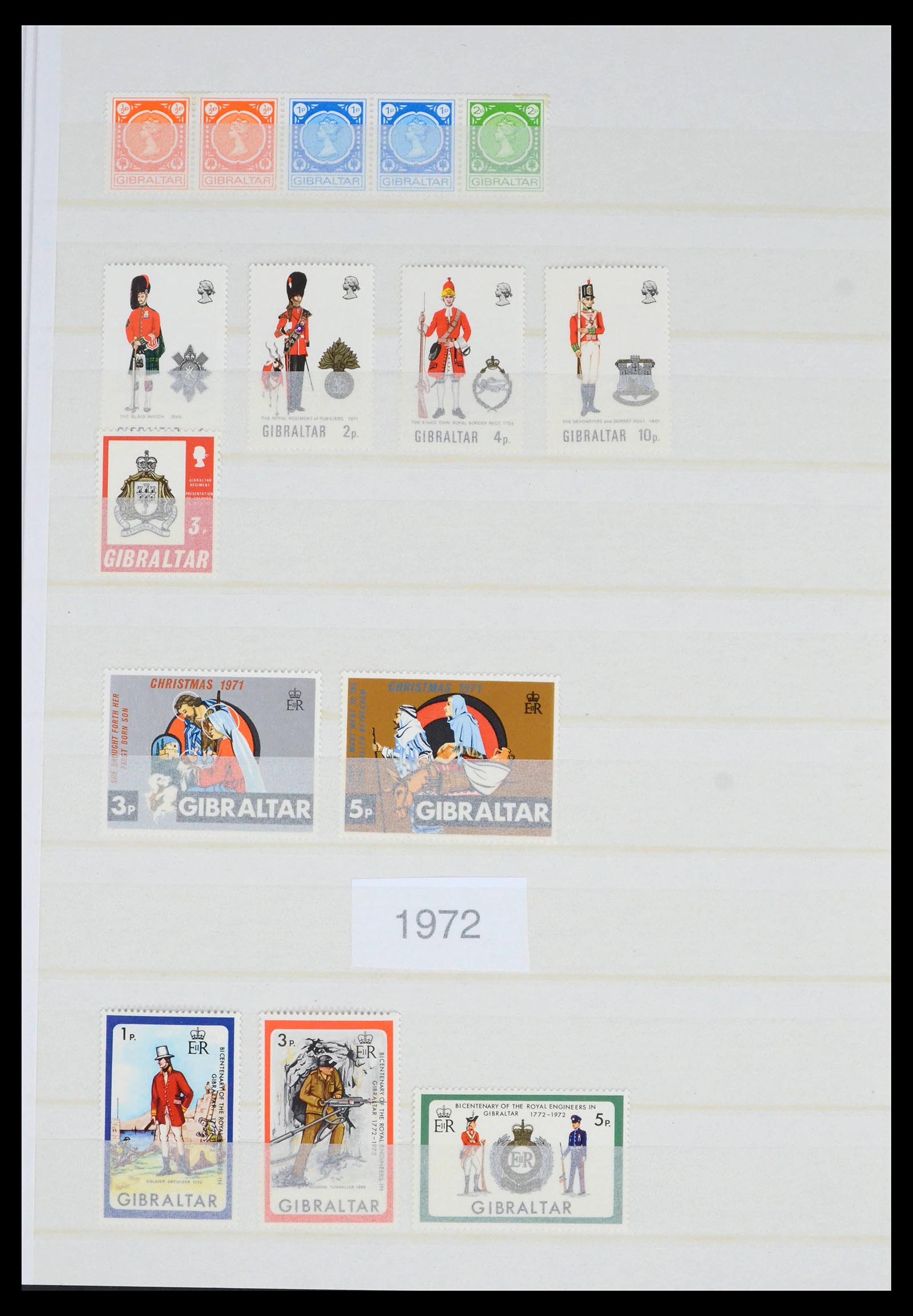 39503 0023 - Stamp collection 39503 Gibraltar 1886-2013.